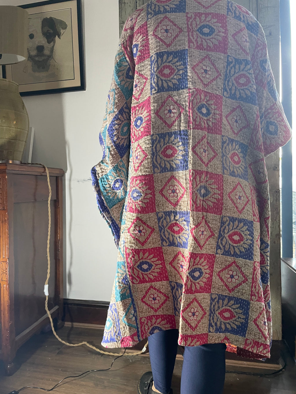 Kantha Sleeveless wrap