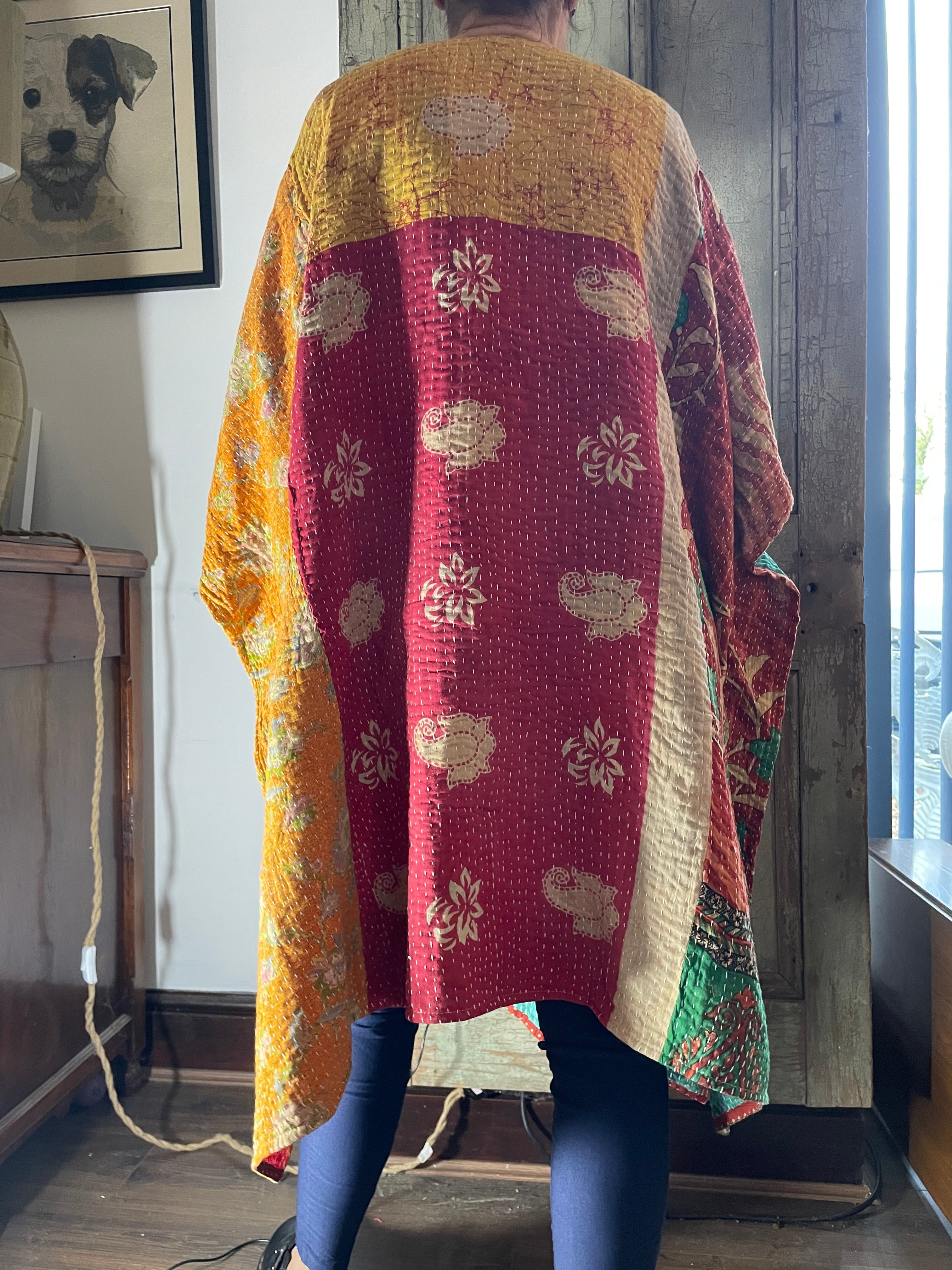 Kantha Sleeveless wrap