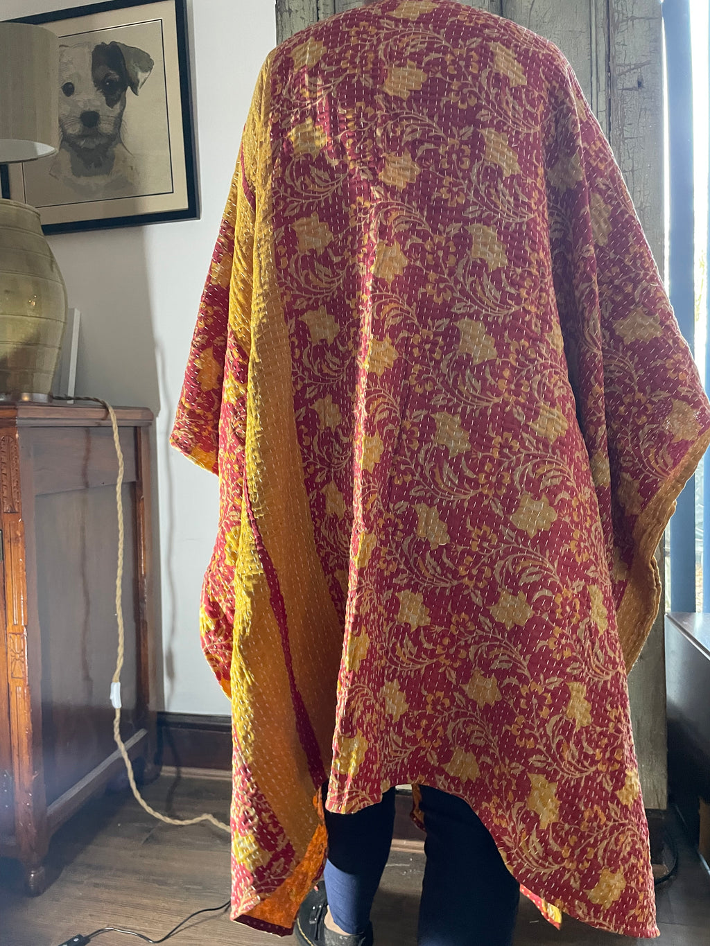 Kantha Sleeveless wrap