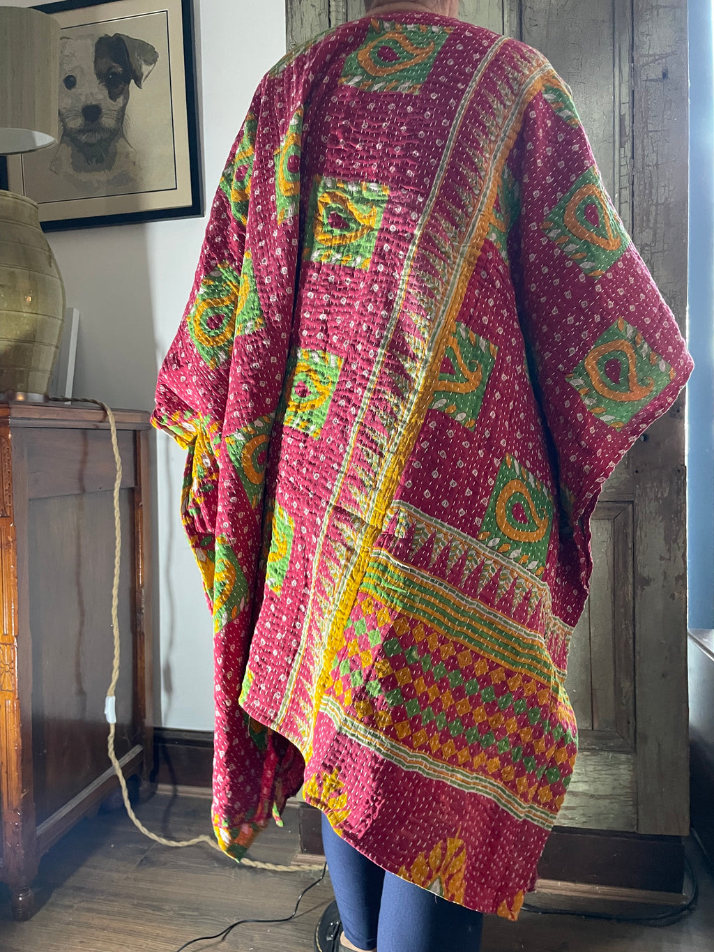 Kantha Sleeveless wrap