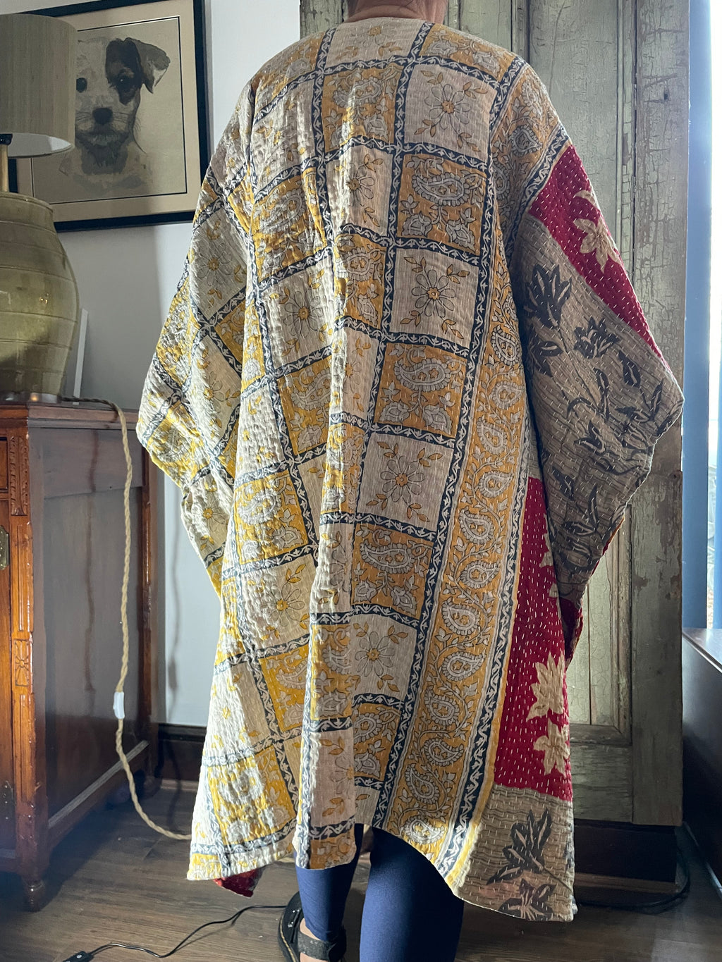 Kantha Sleeveless wrap