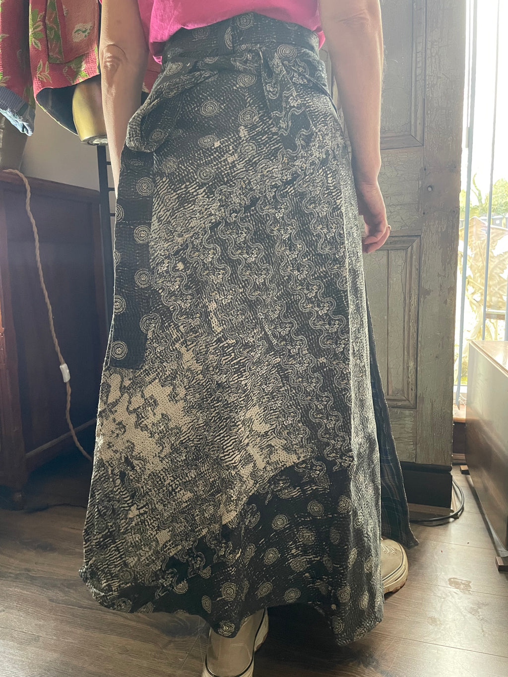 Kantha Reversible Wrap Around Skirts (Size 8-12)