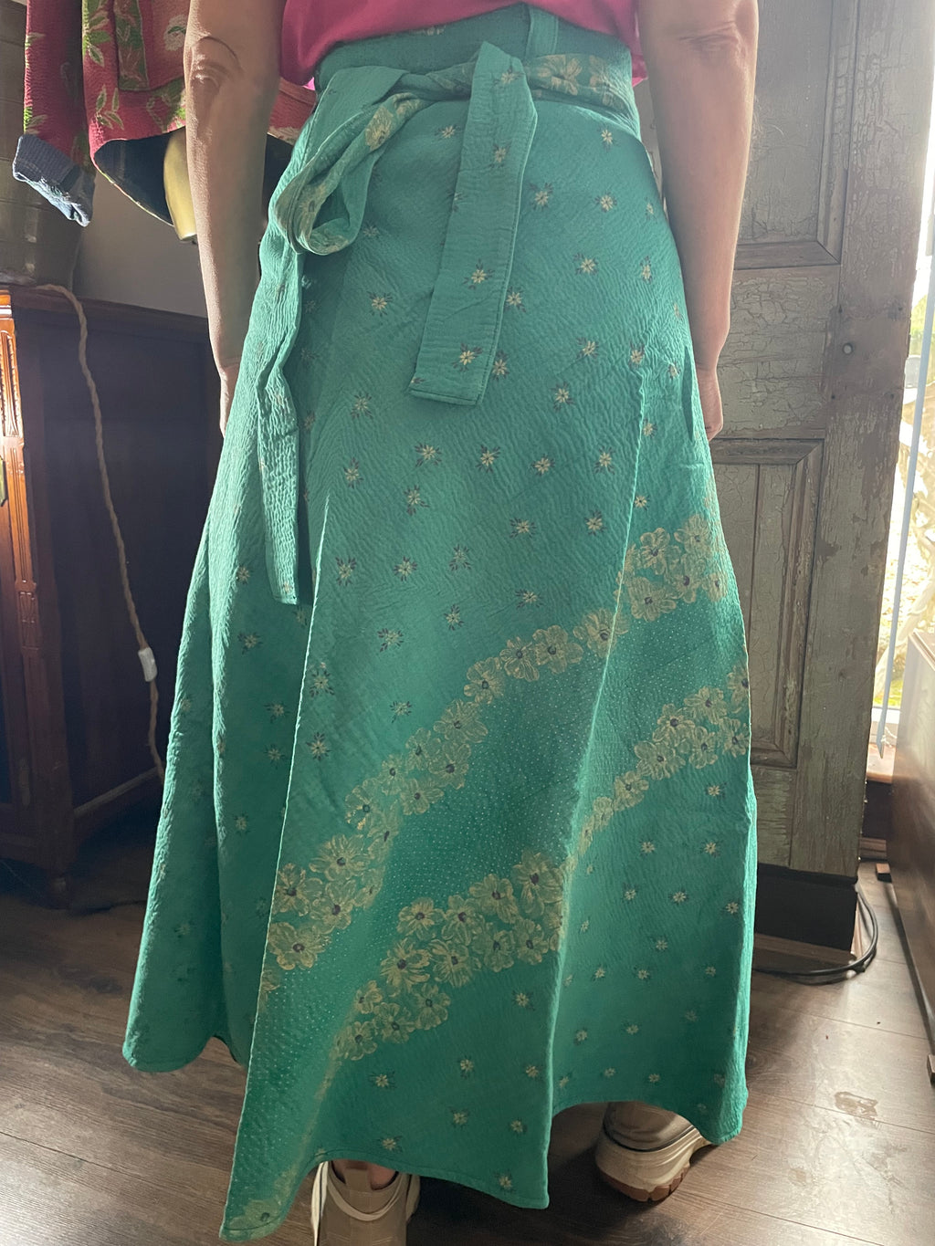 Kantha Reversible Wrap Around Skirts (Size 8-12)