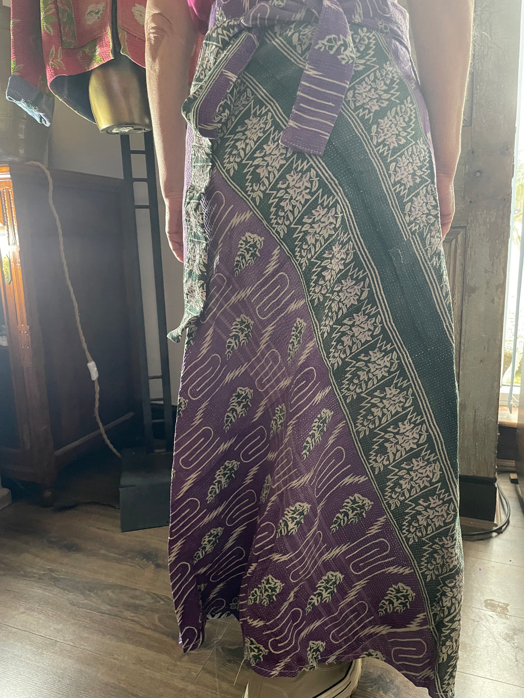 Kantha Reversible Wrap Around Skirts (Size 8-12)