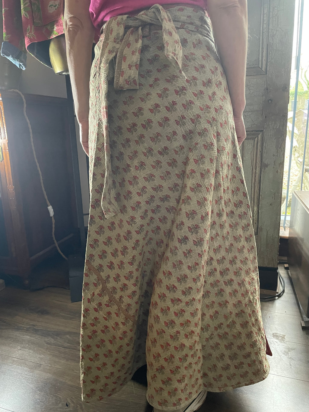 Kantha Reversible Wrap Around Skirts (Size 8-12)