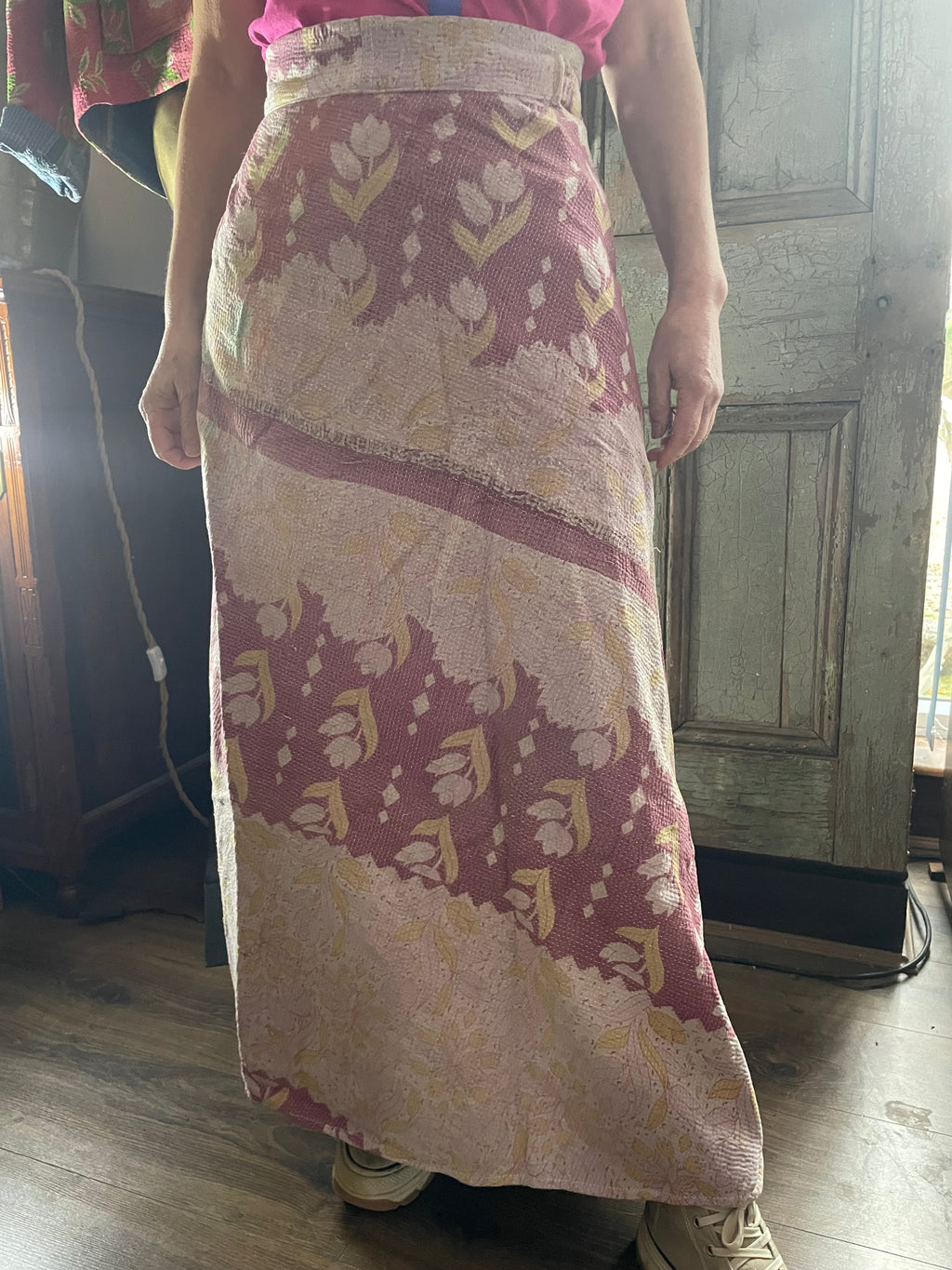 Kantha Reversible Wrap Around Skirts (Size 8-12)