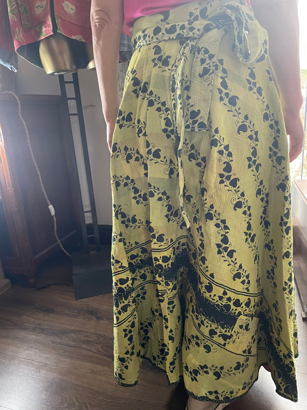 Kantha Reversible Wrap Around Skirts (Size 12-14)