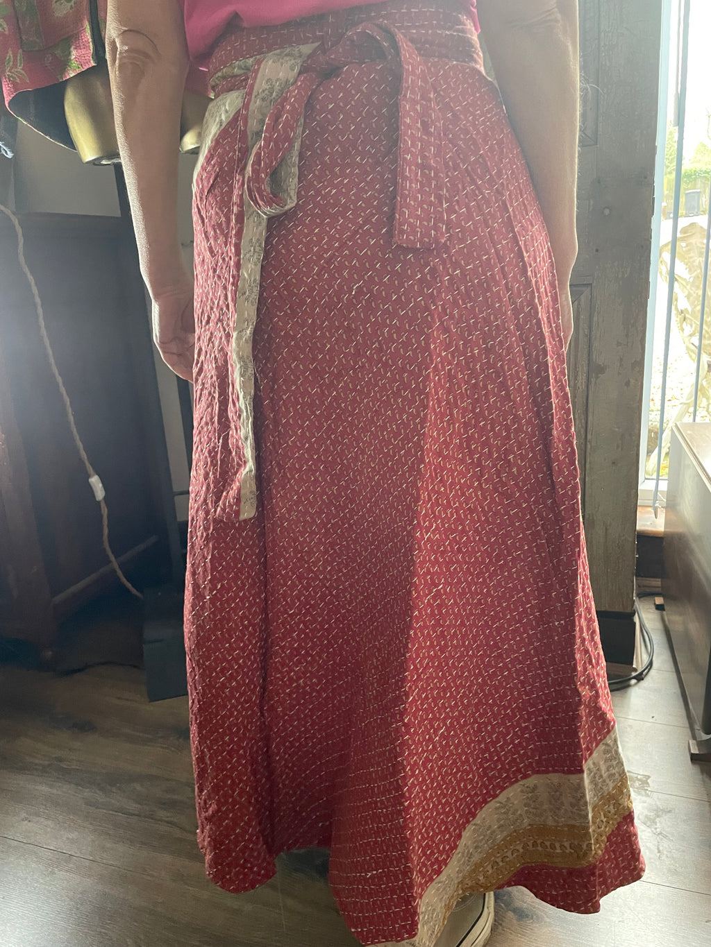 Kantha Reversible Wrap Around Skirts (Size 8-12)