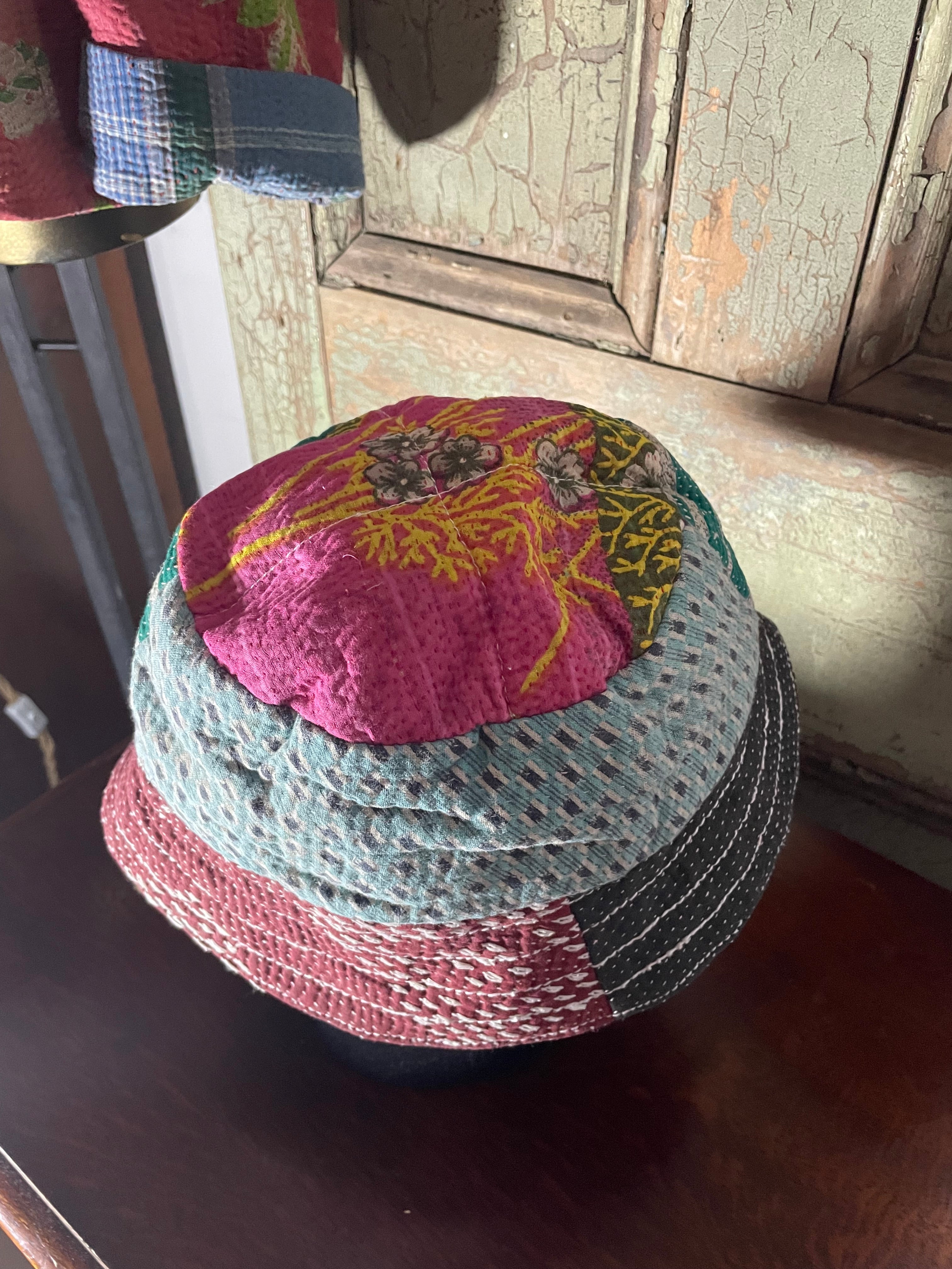 Reversible Kantha Bucket Hat