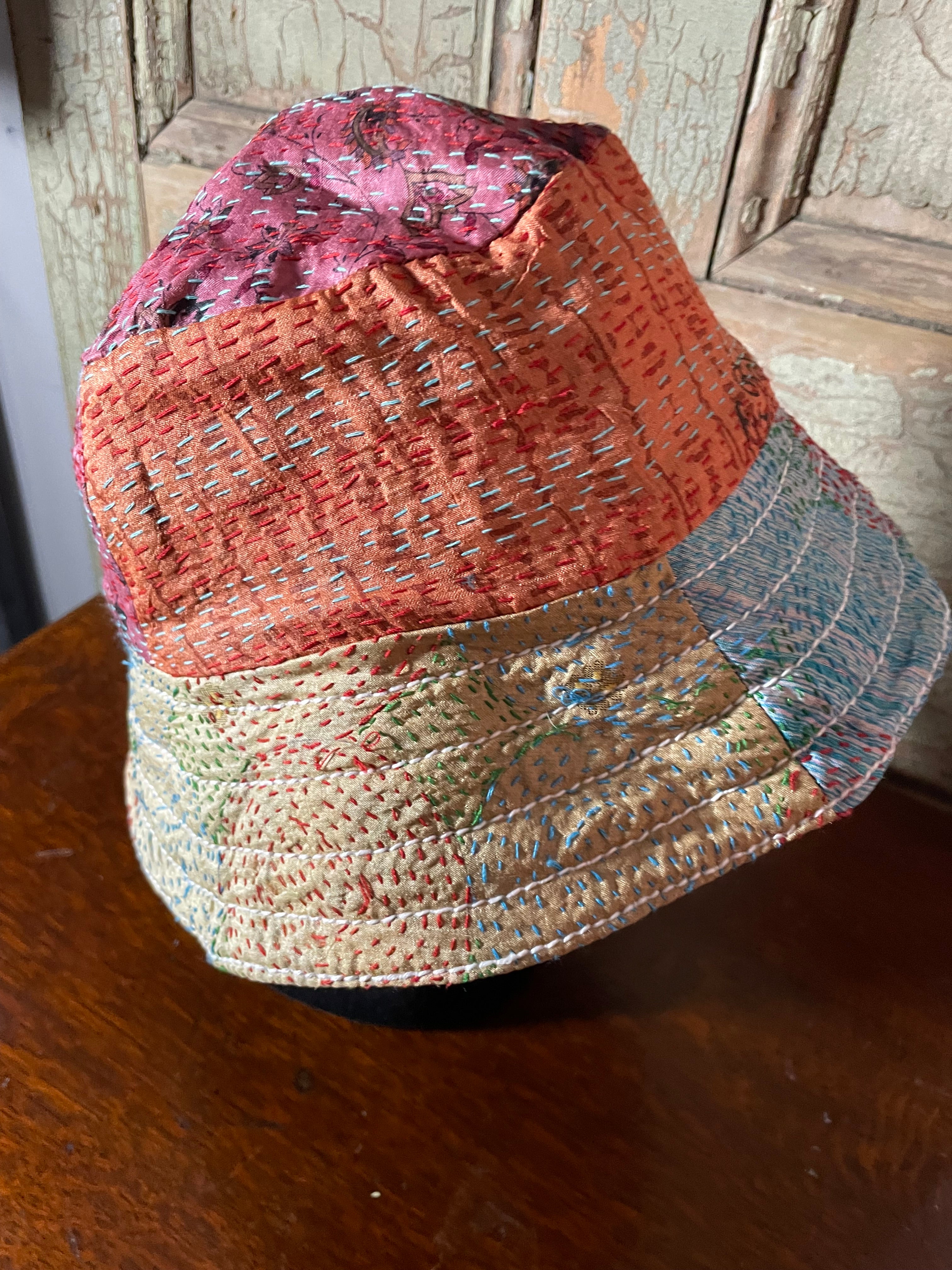 Reversible Kantha Bucket Hat