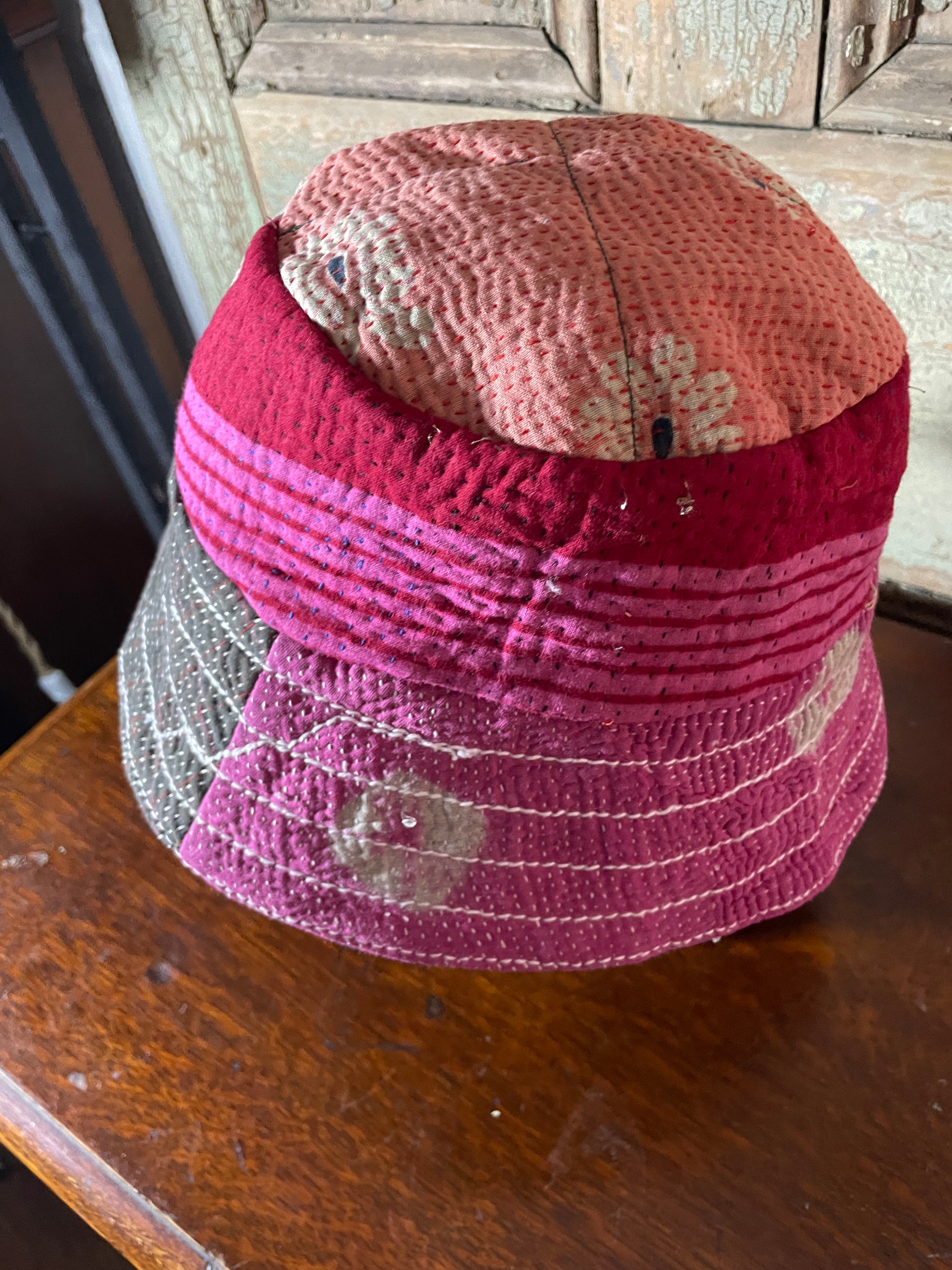 Reversible Kantha Bucket Hat