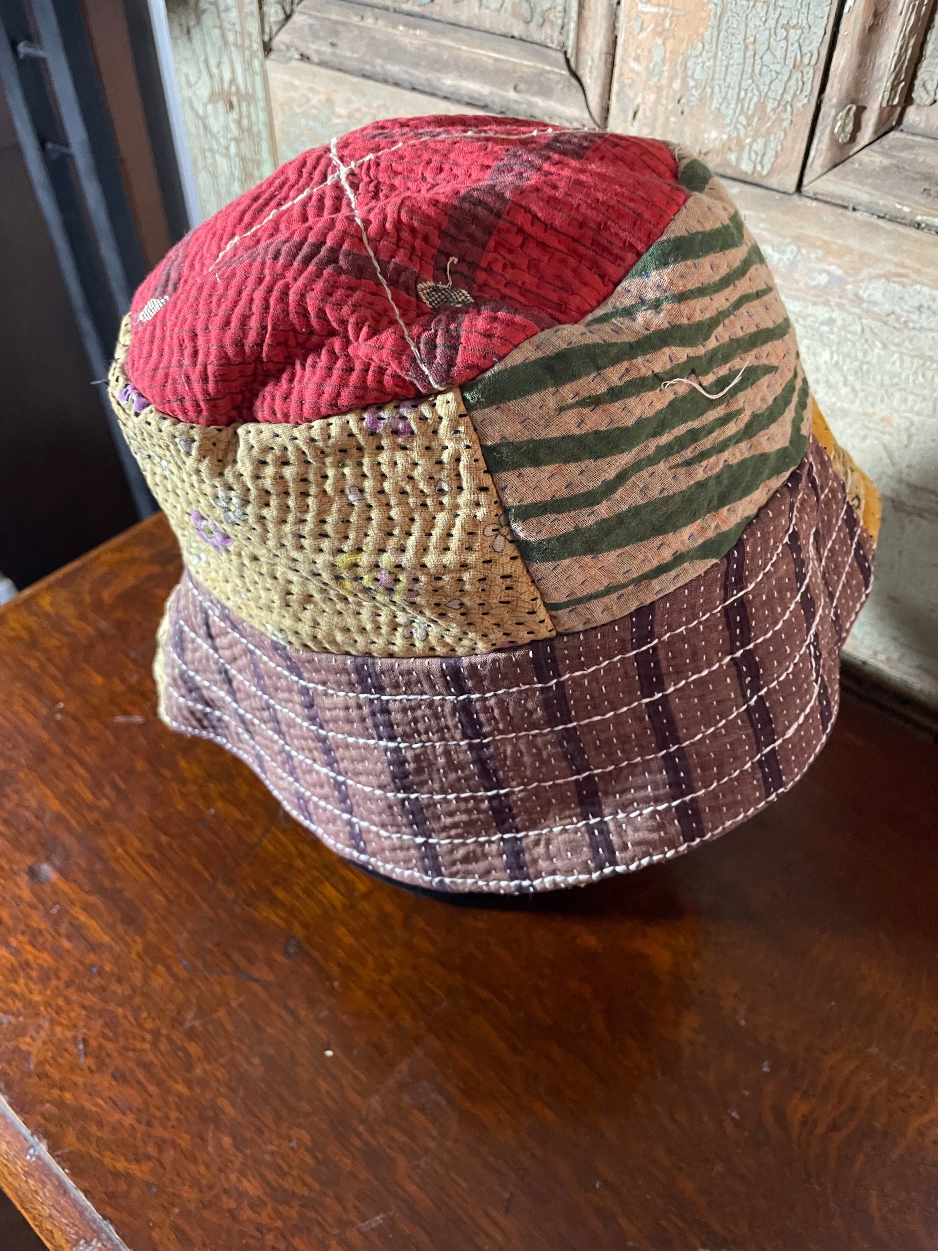 Reversible Kantha Bucket Hat