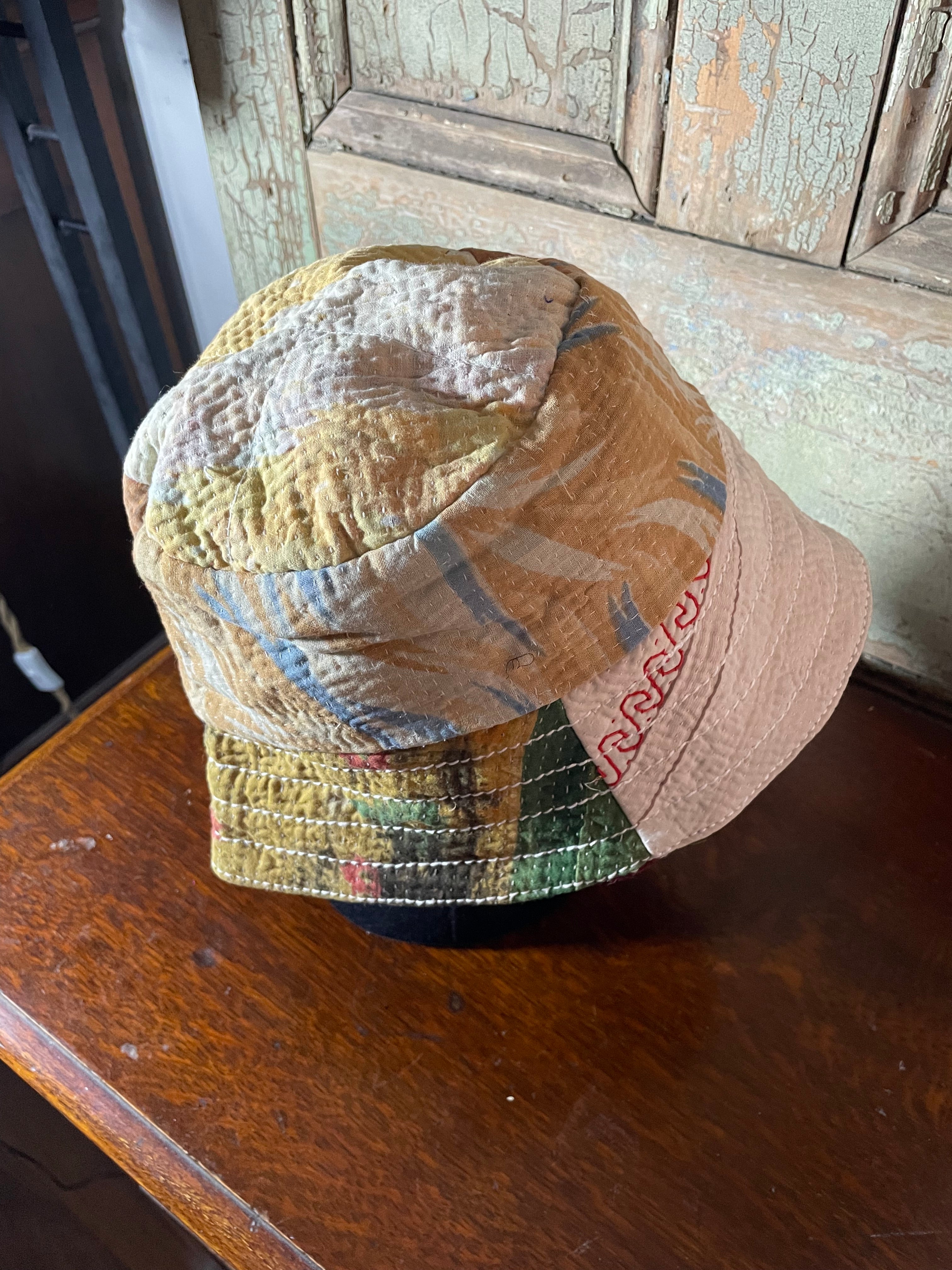 Reversible Kantha Bucket Hat