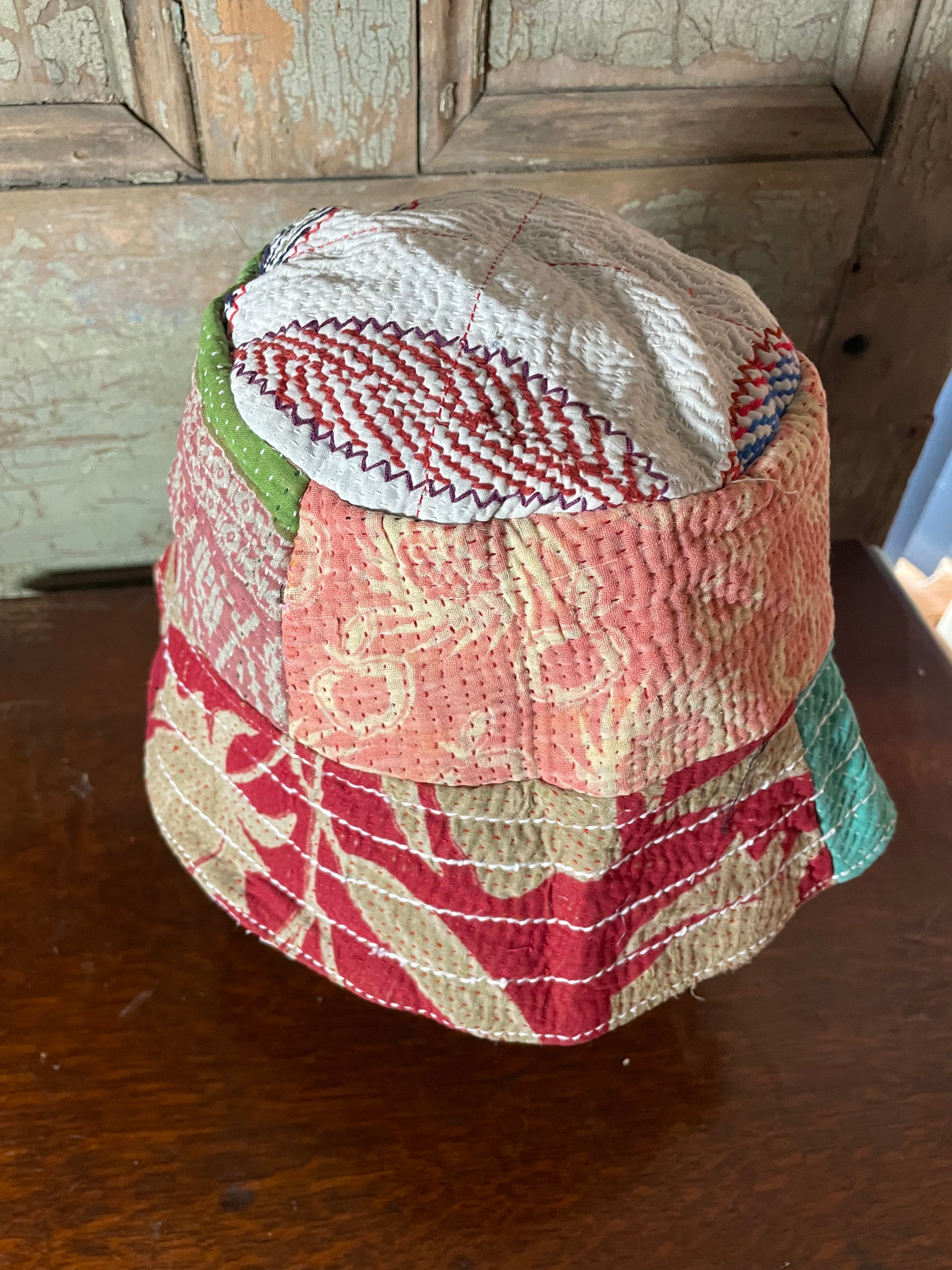 Reversible Kantha Bucket Hat
