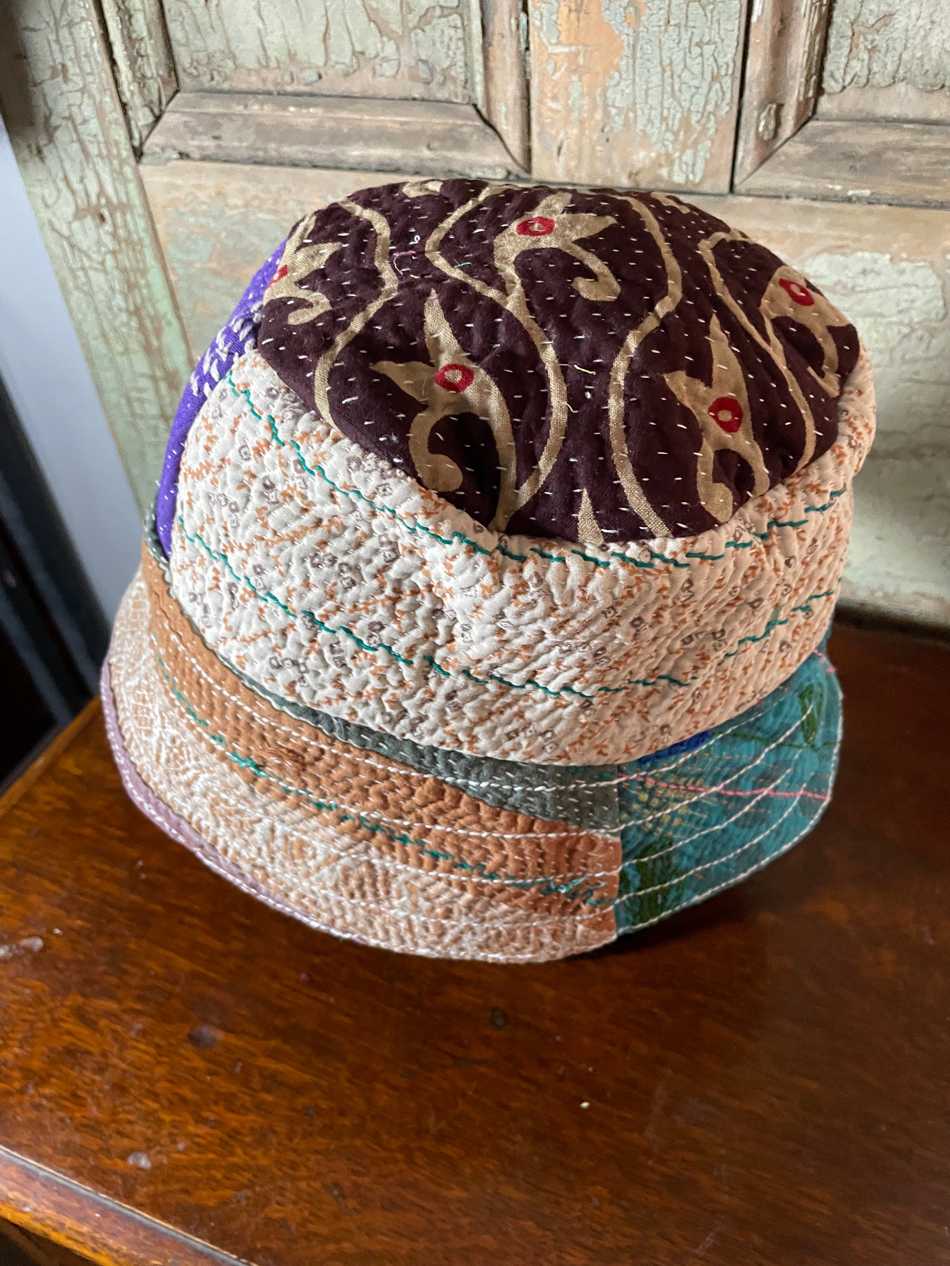 Reversible Kantha Bucket Hat