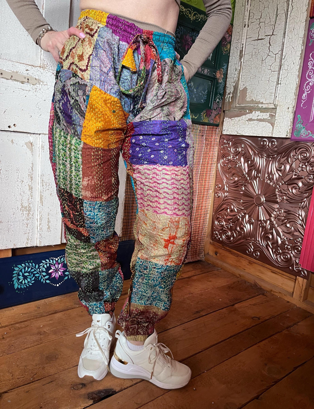 Kantha Patchwork trousers