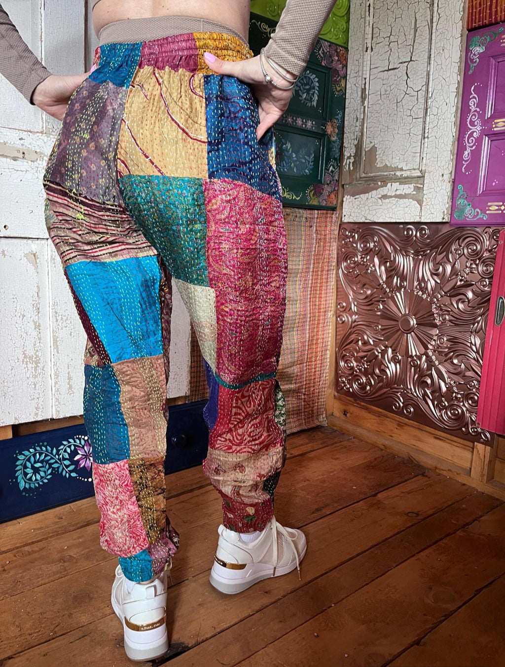 Kantha Patchwork trousers