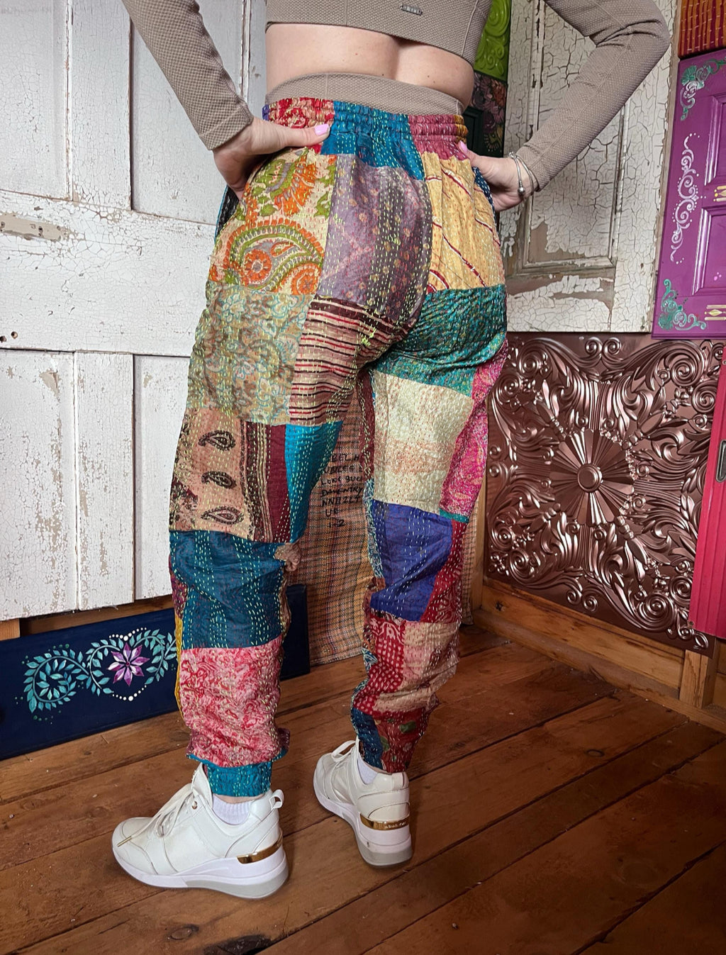 Kantha Patchwork trousers