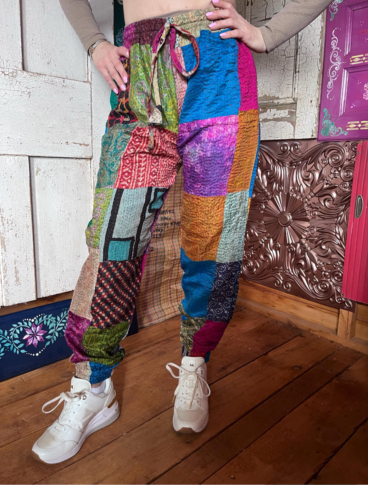 Kantha Patchwork trousers