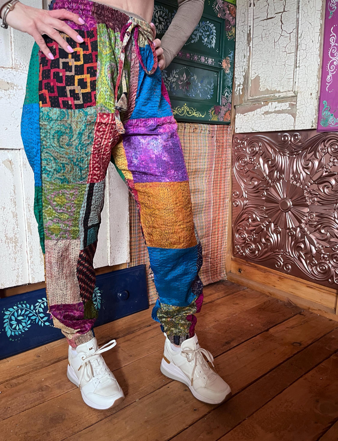 Kantha Patchwork trousers