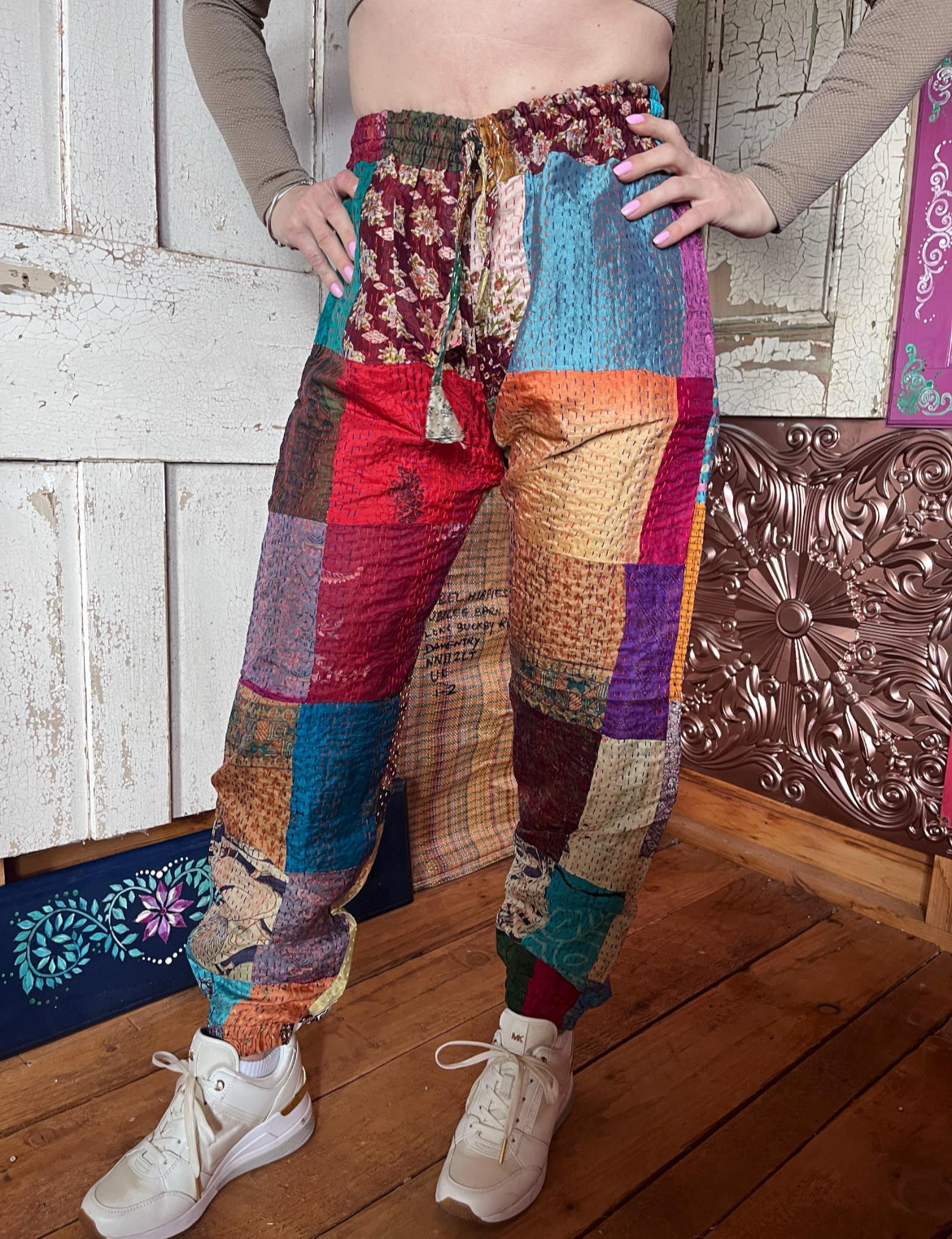 Kantha Patchwork trousers