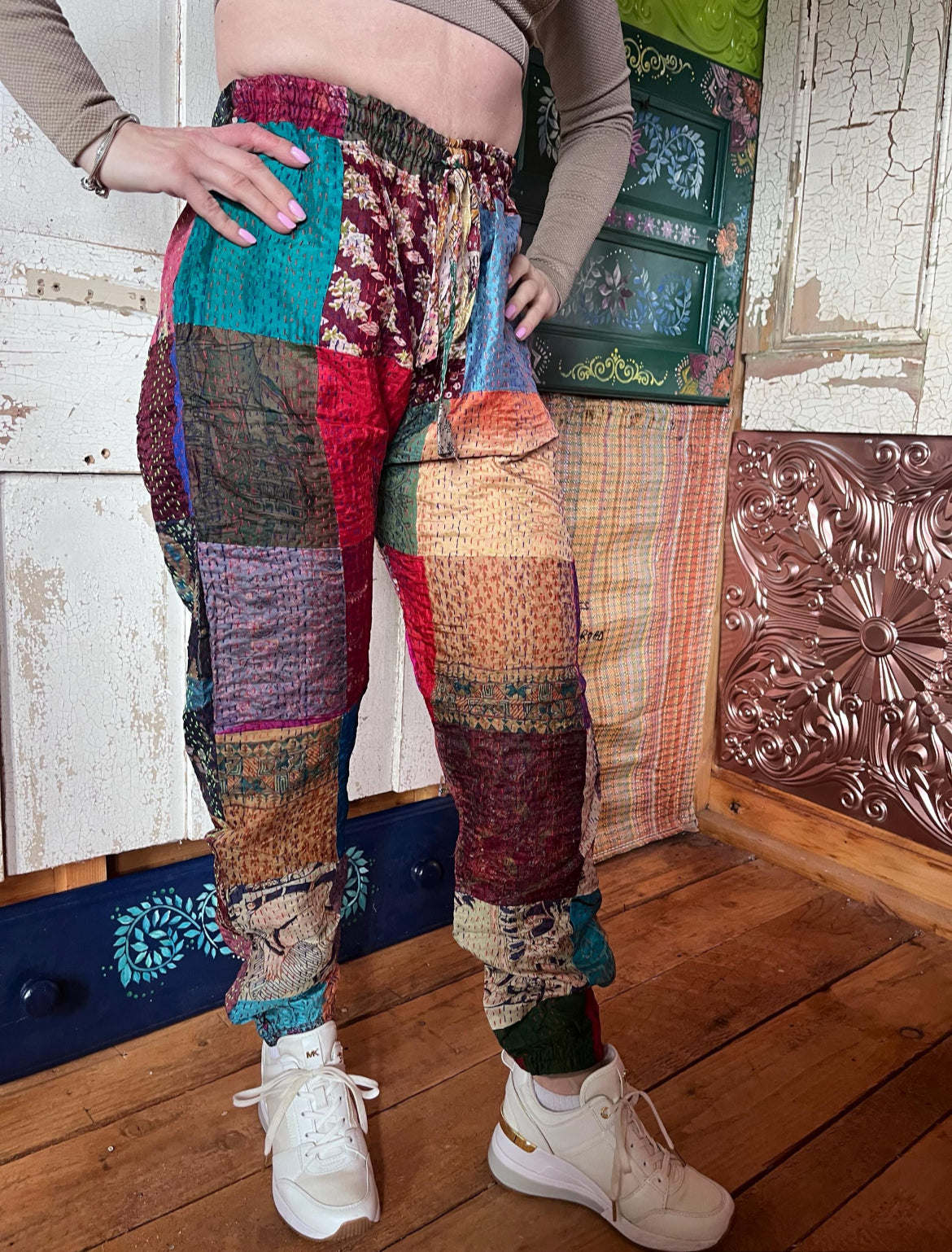 Kantha Patchwork trousers