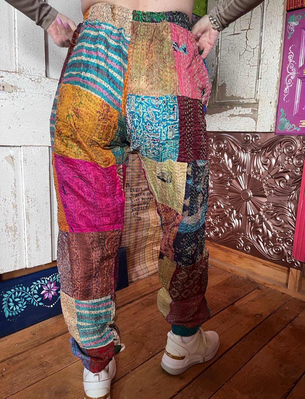 Kantha Patchwork trousers