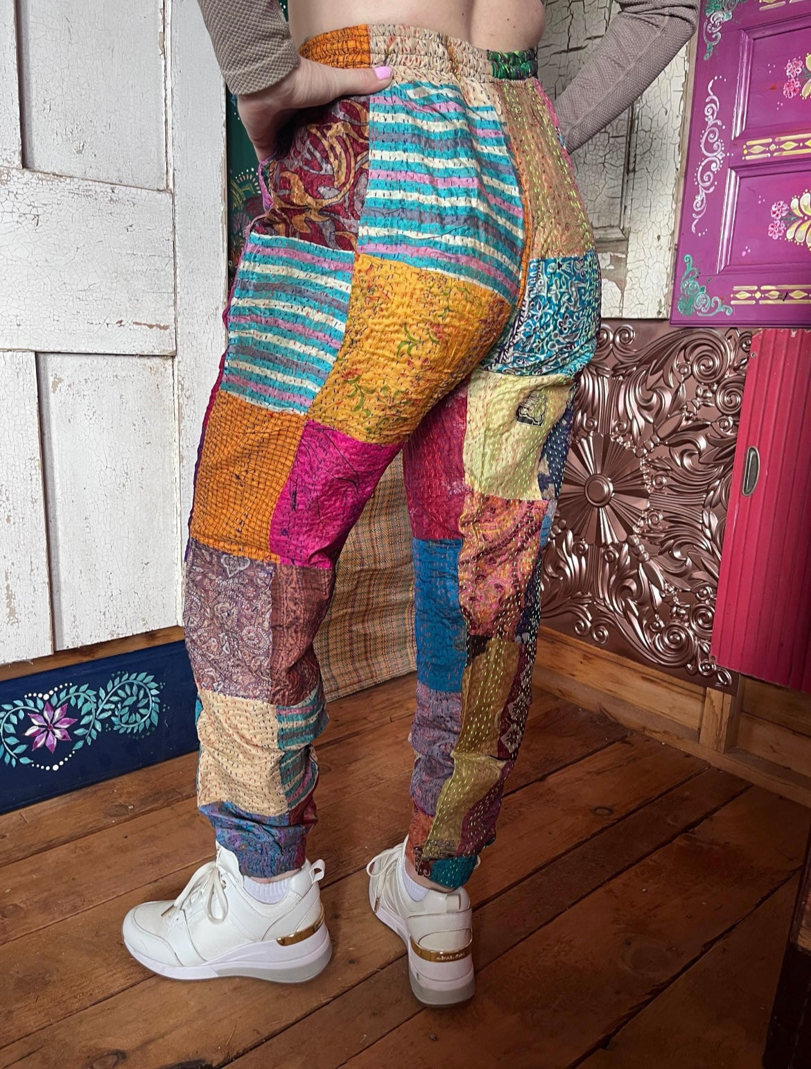 Kantha Patchwork trousers
