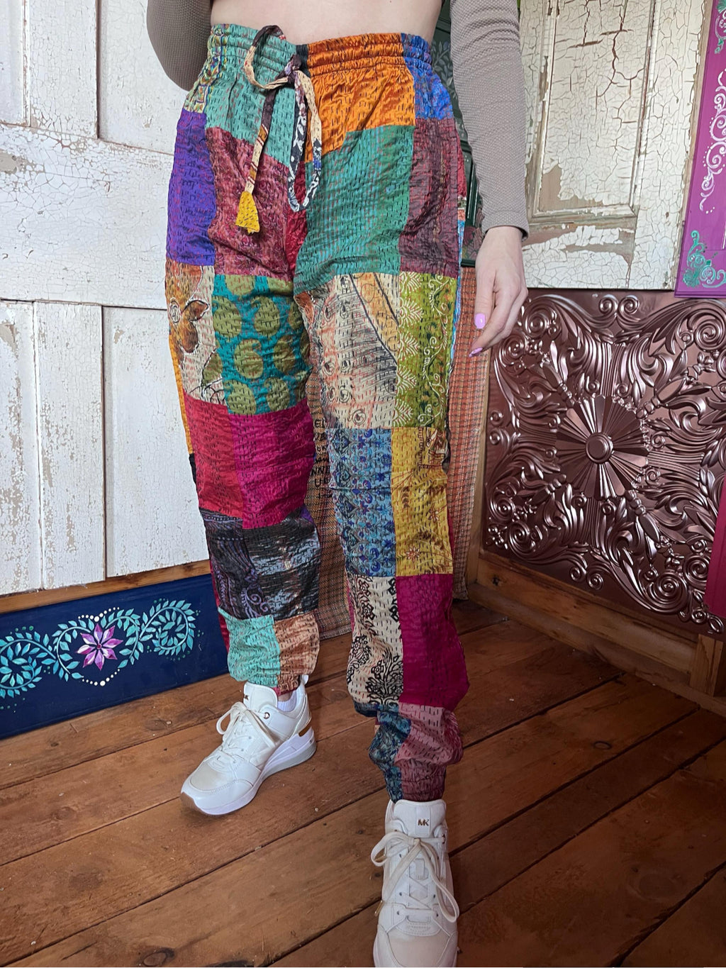 Kantha Patchwork trousers