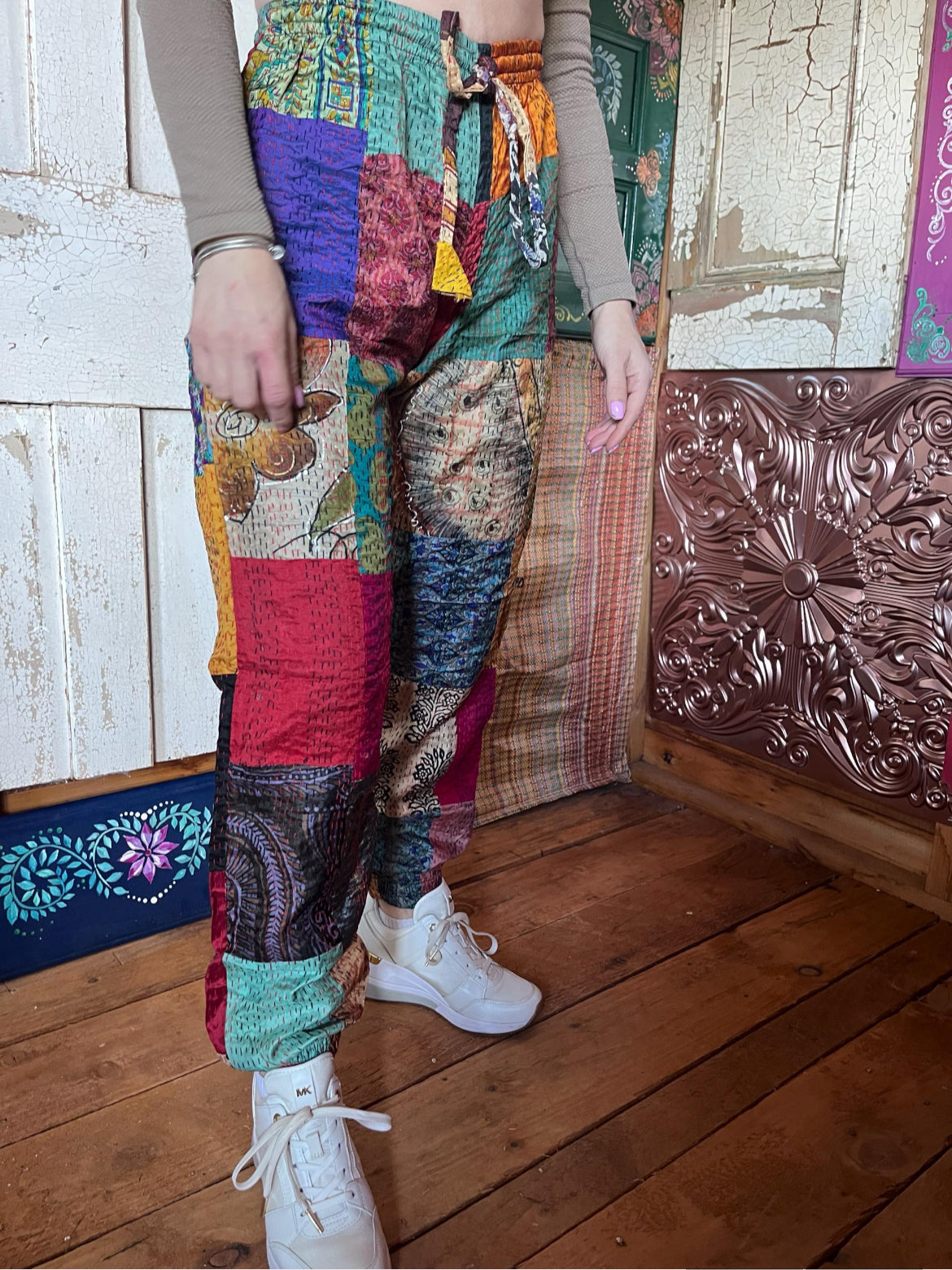 Kantha Patchwork trousers