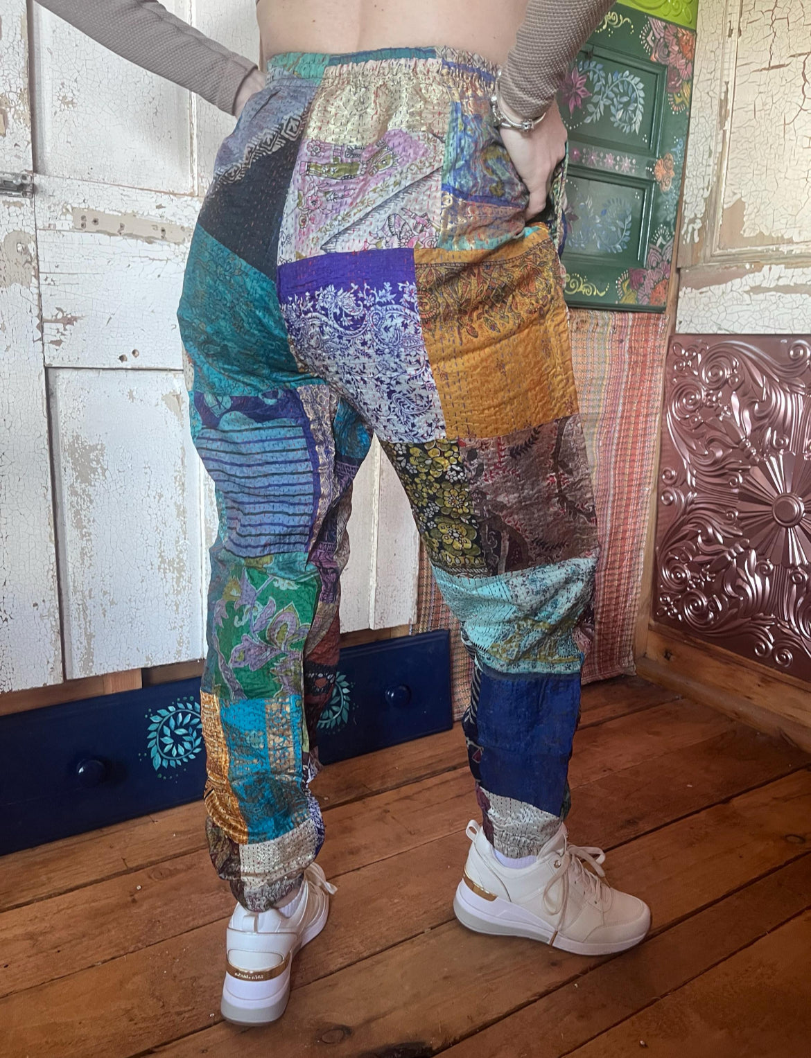 Kantha Patchwork trousers