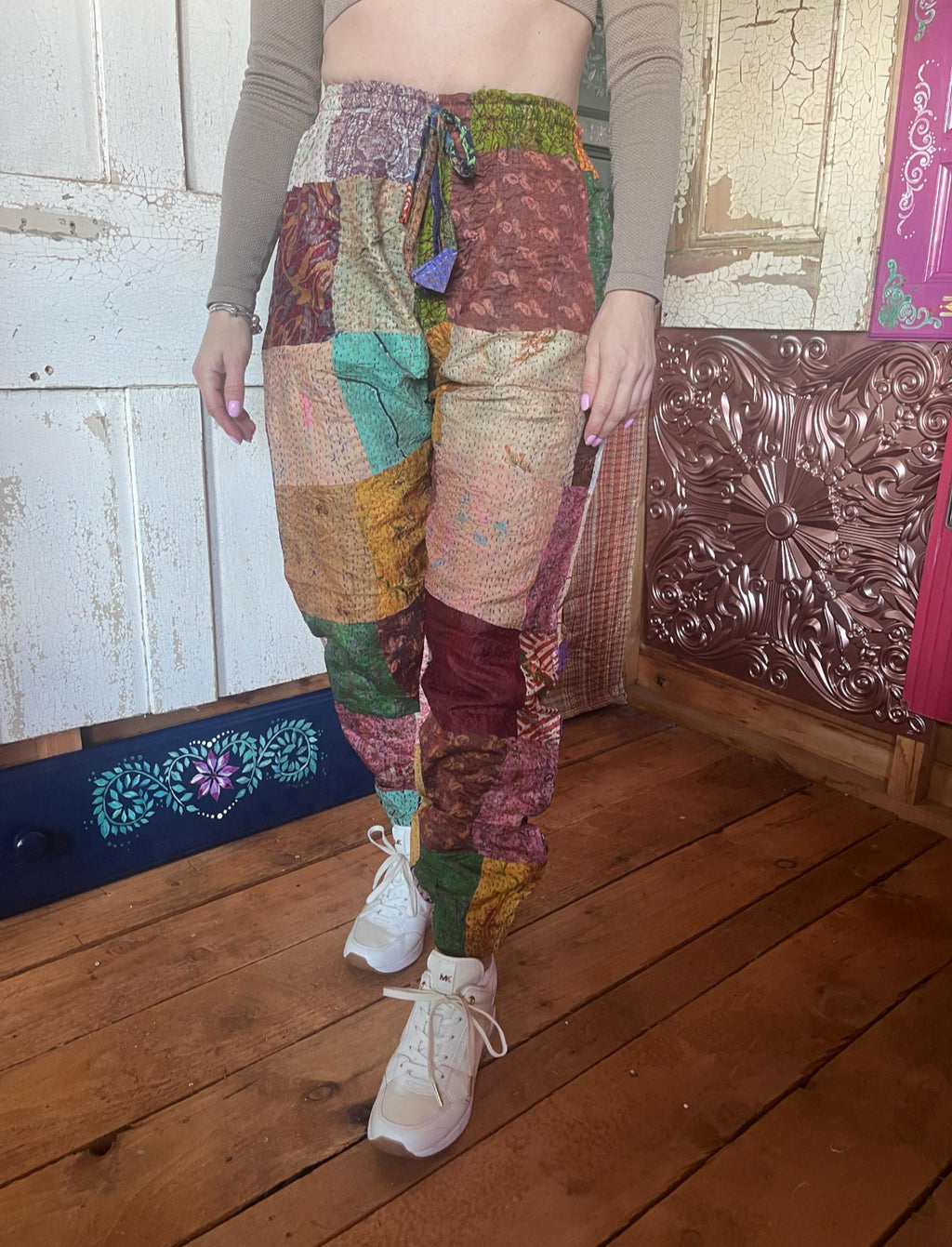 Kantha Patchwork trousers