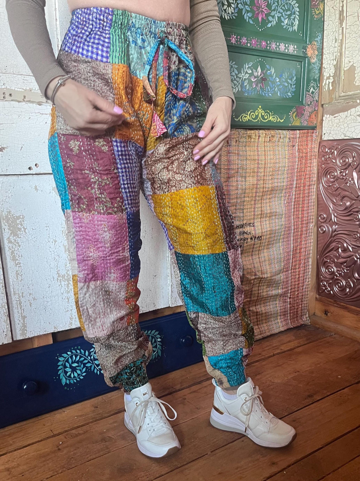 Kantha Patchwork trousers