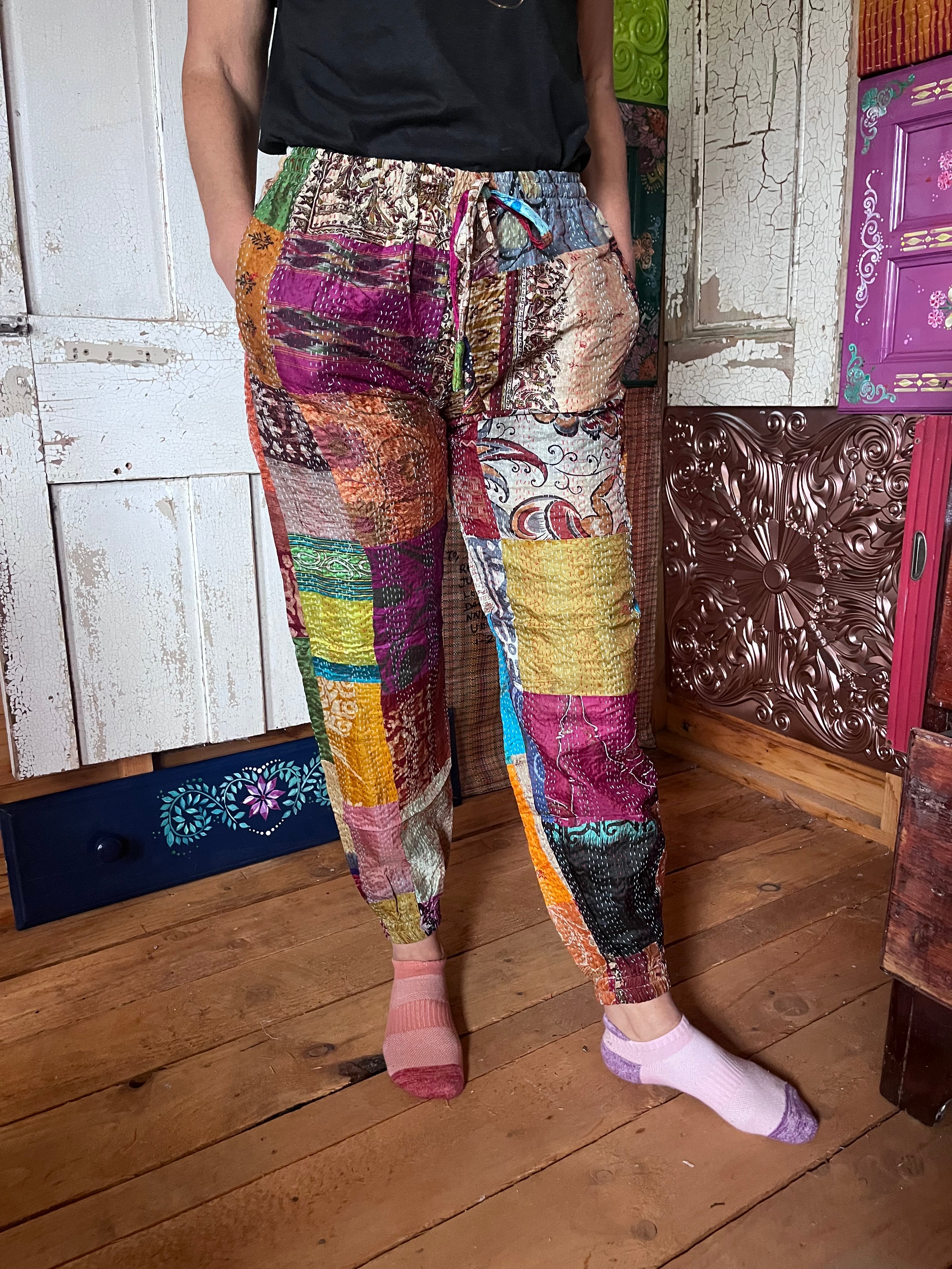 Kantha Patchwork trousers