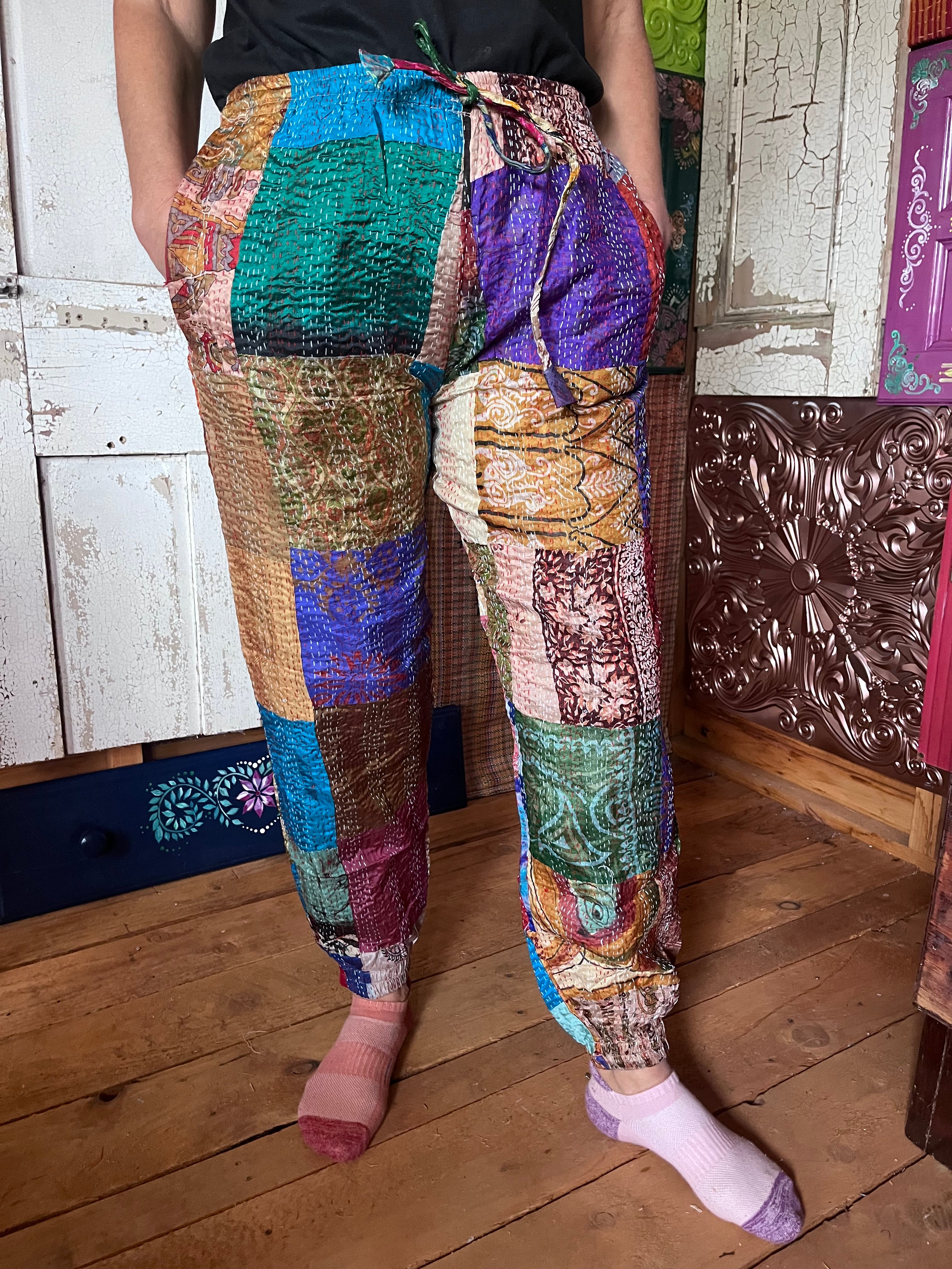 Kantha Patchwork trousers