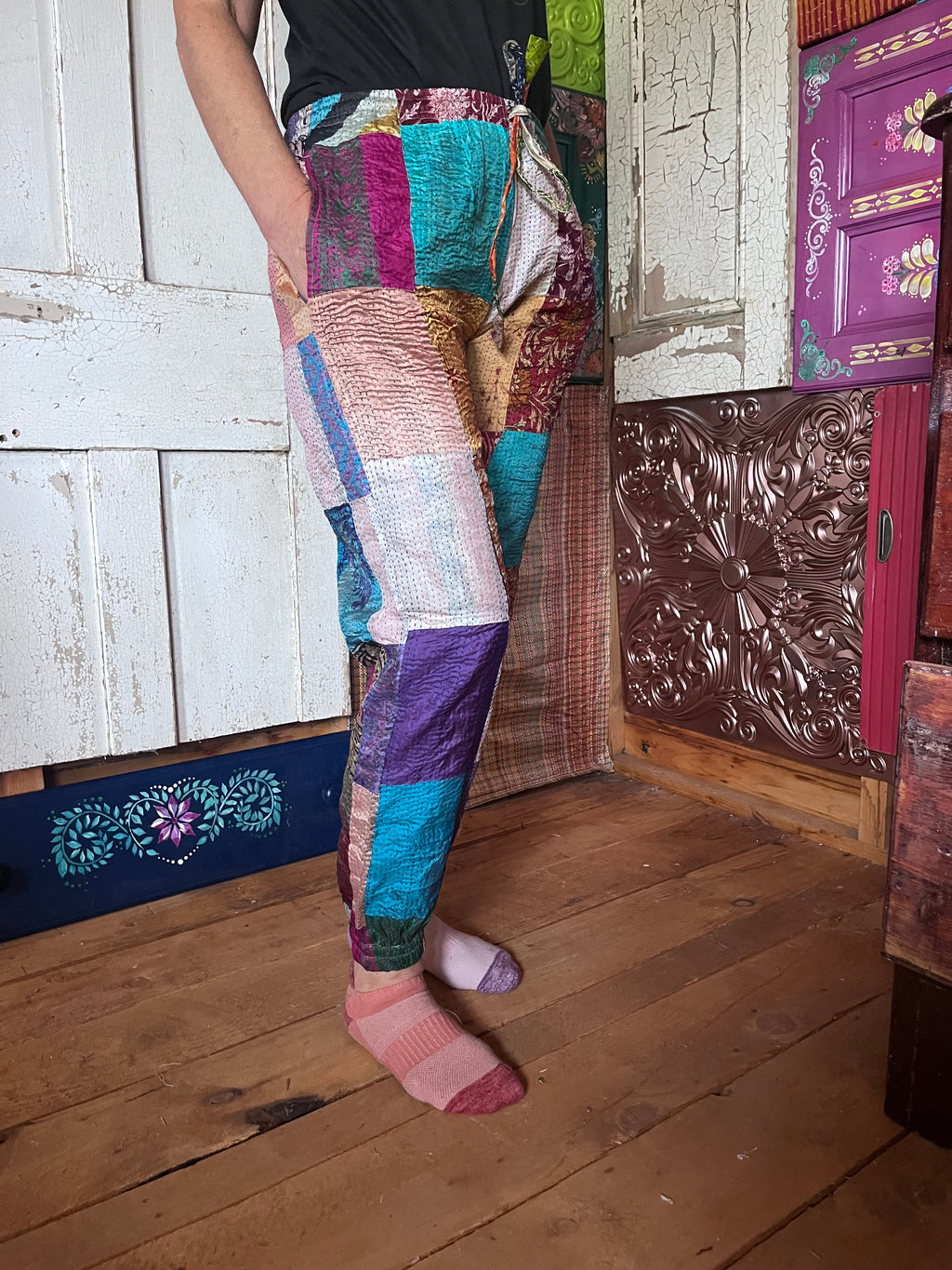 Kantha Patchwork trousers