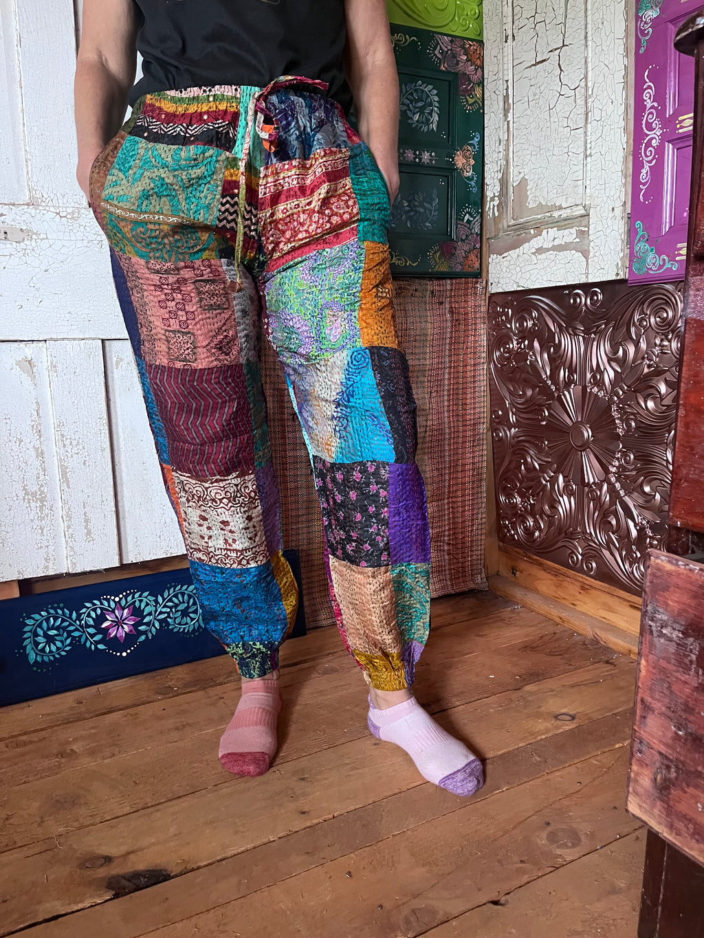 Kantha Patchwork trousers