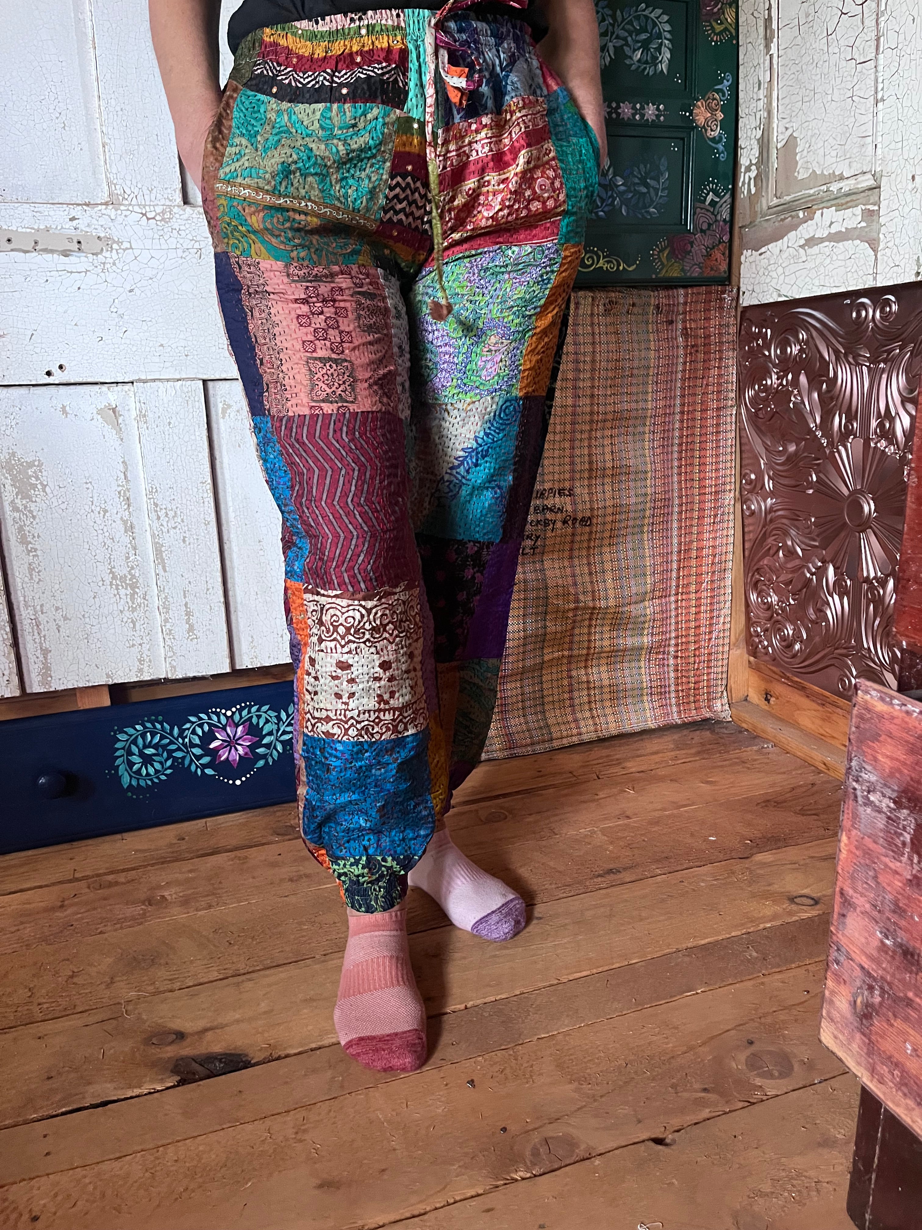Kantha Patchwork trousers