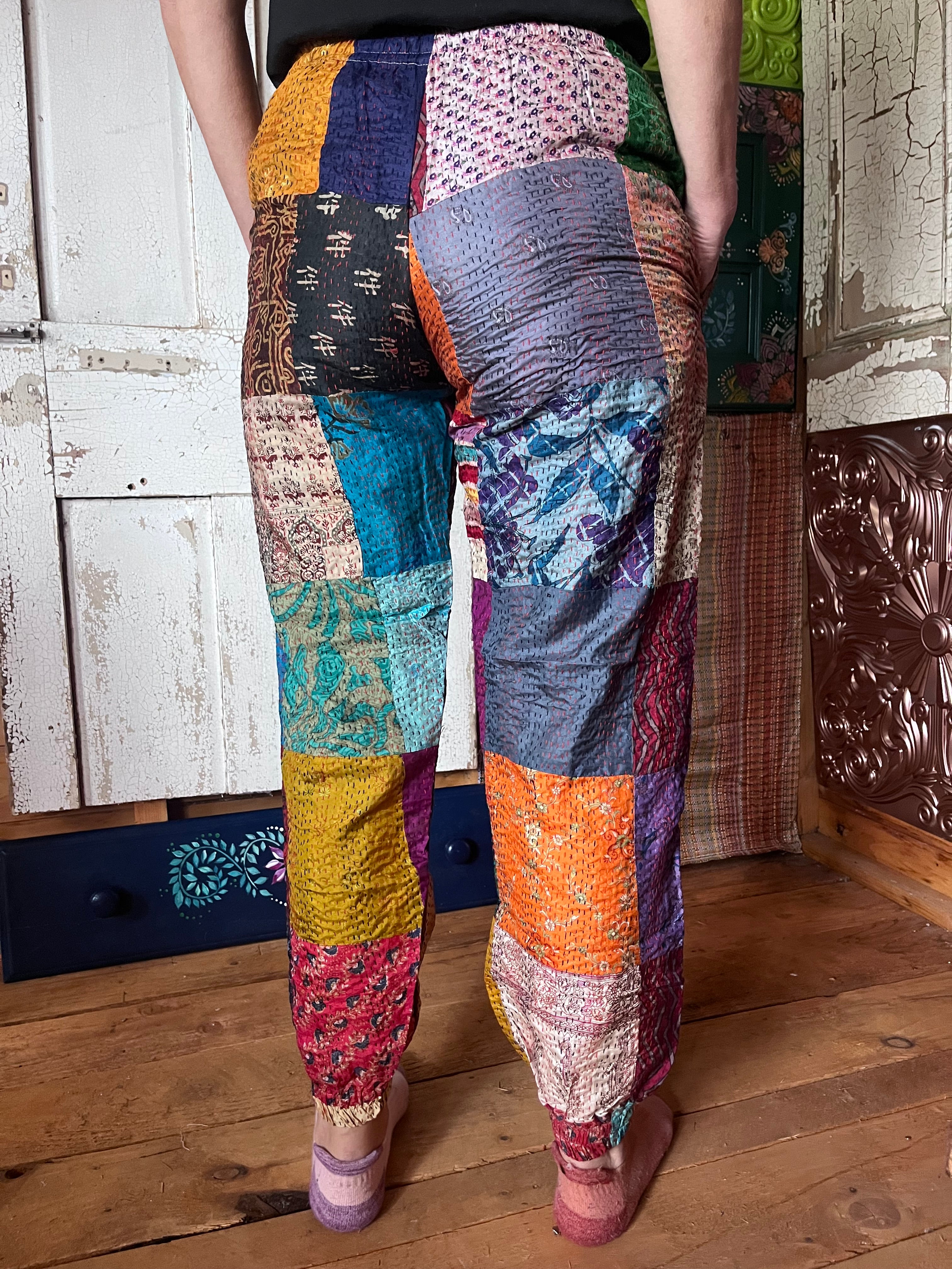 Kantha Patchwork trousers