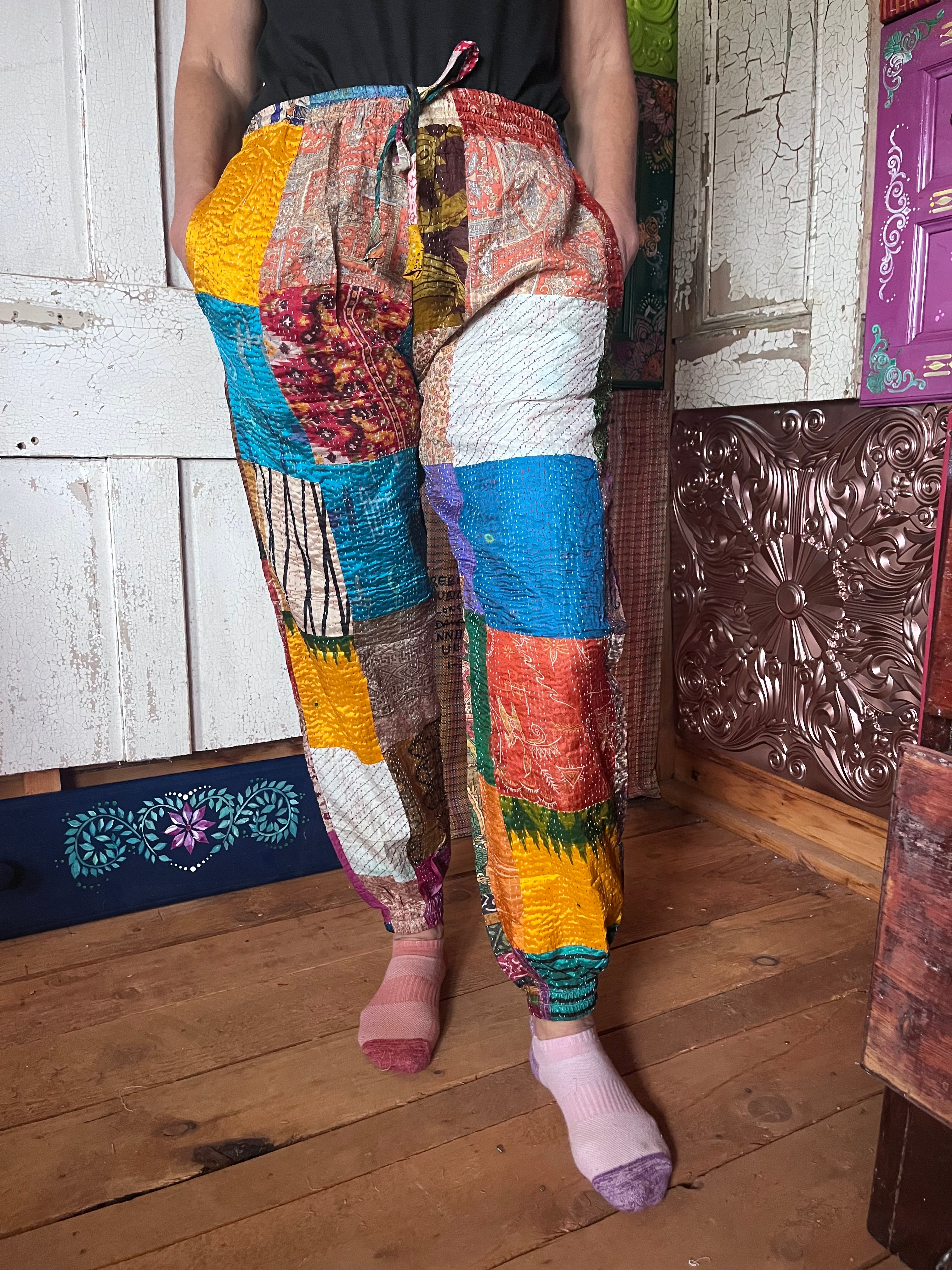 Kantha Patchwork trousers