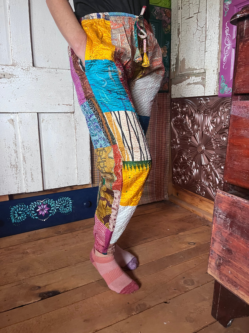 Kantha Patchwork trousers