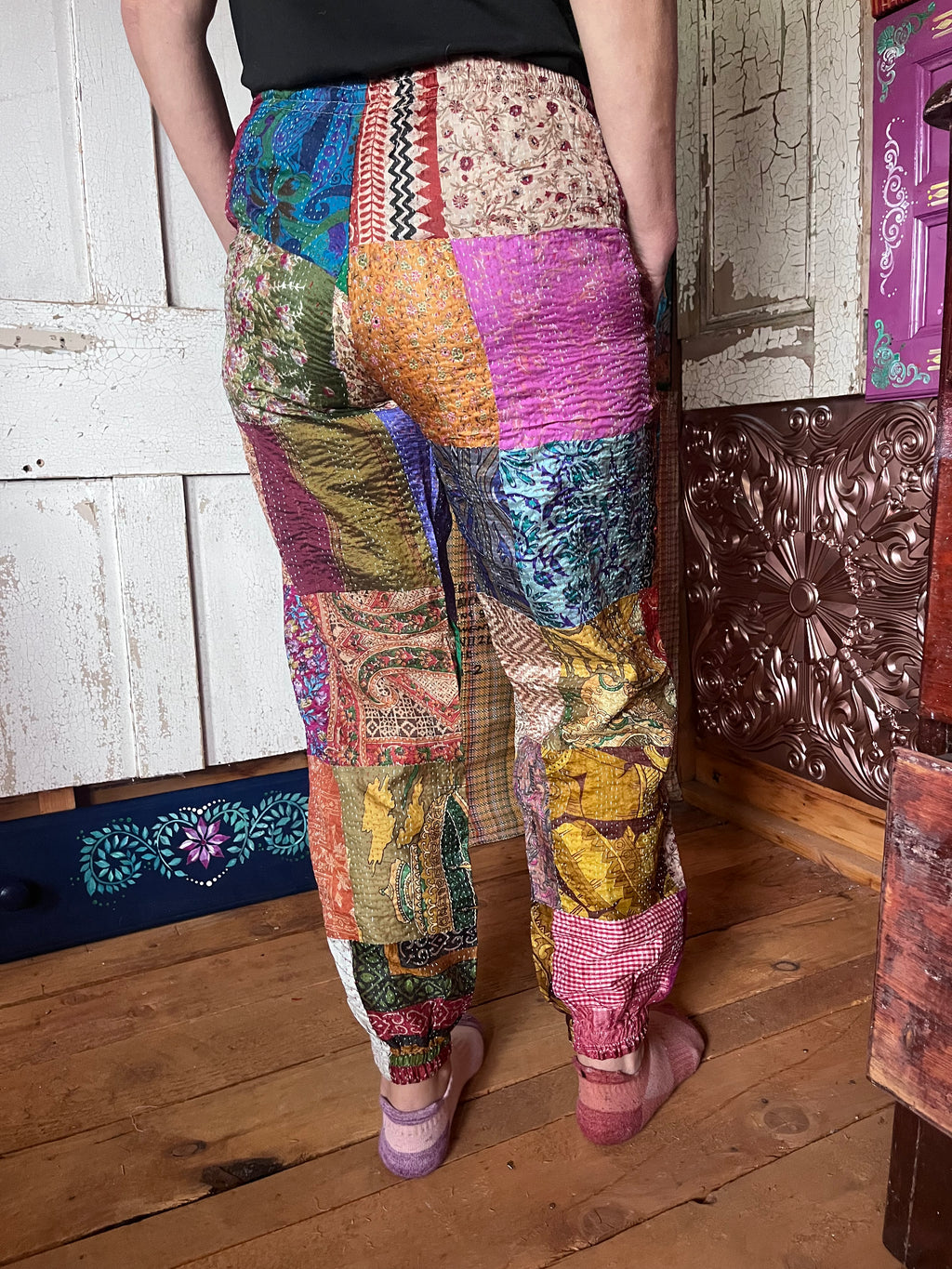 Kantha Patchwork trousers