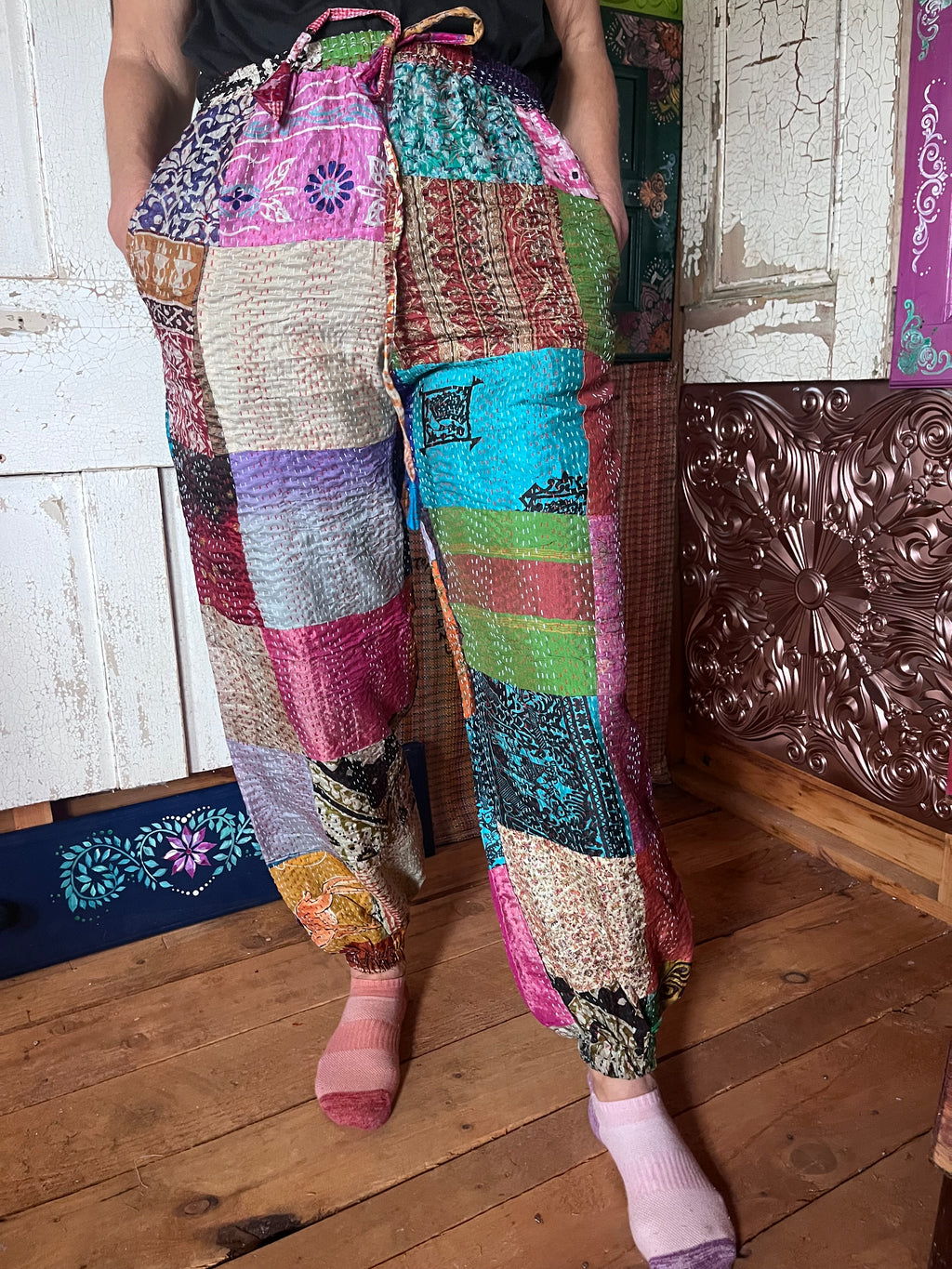 Kantha Patchwork trousers