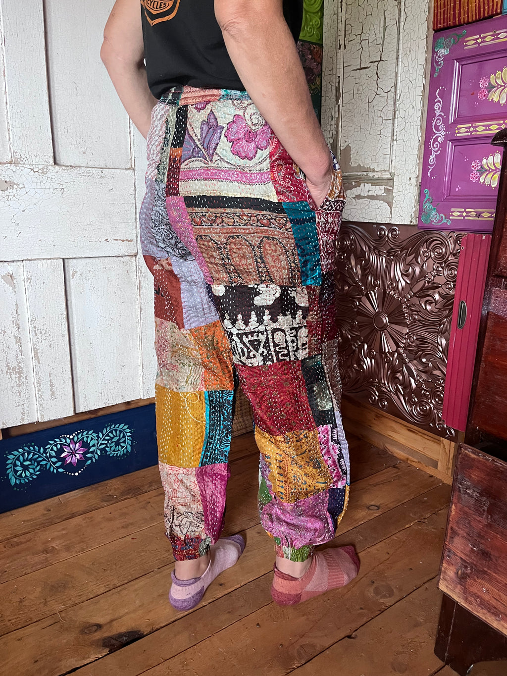 Kantha Patchwork trousers