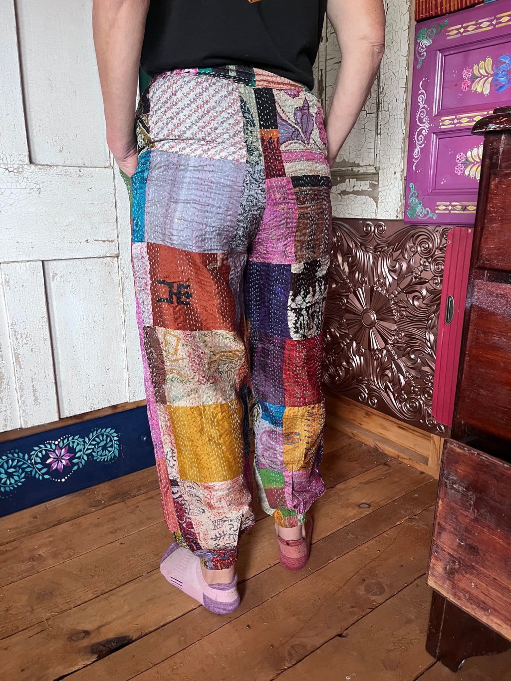 Kantha Patchwork trousers