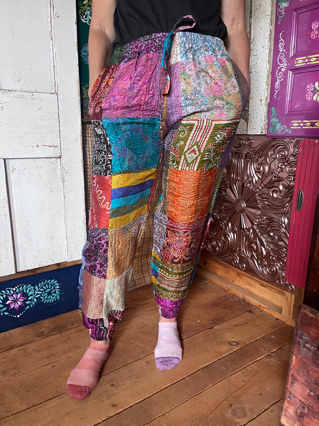 Kantha Patchwork trousers
