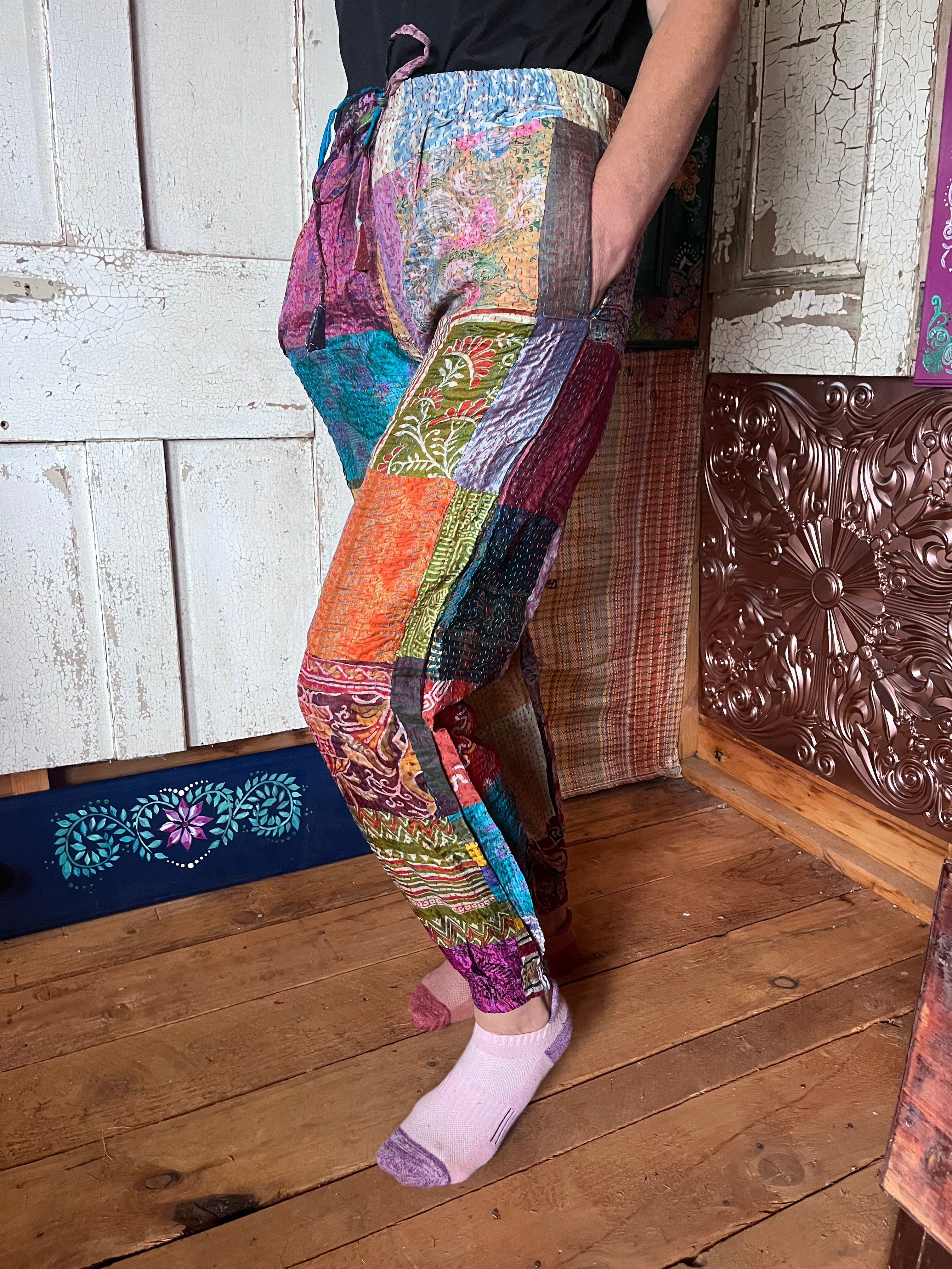 Kantha Patchwork trousers