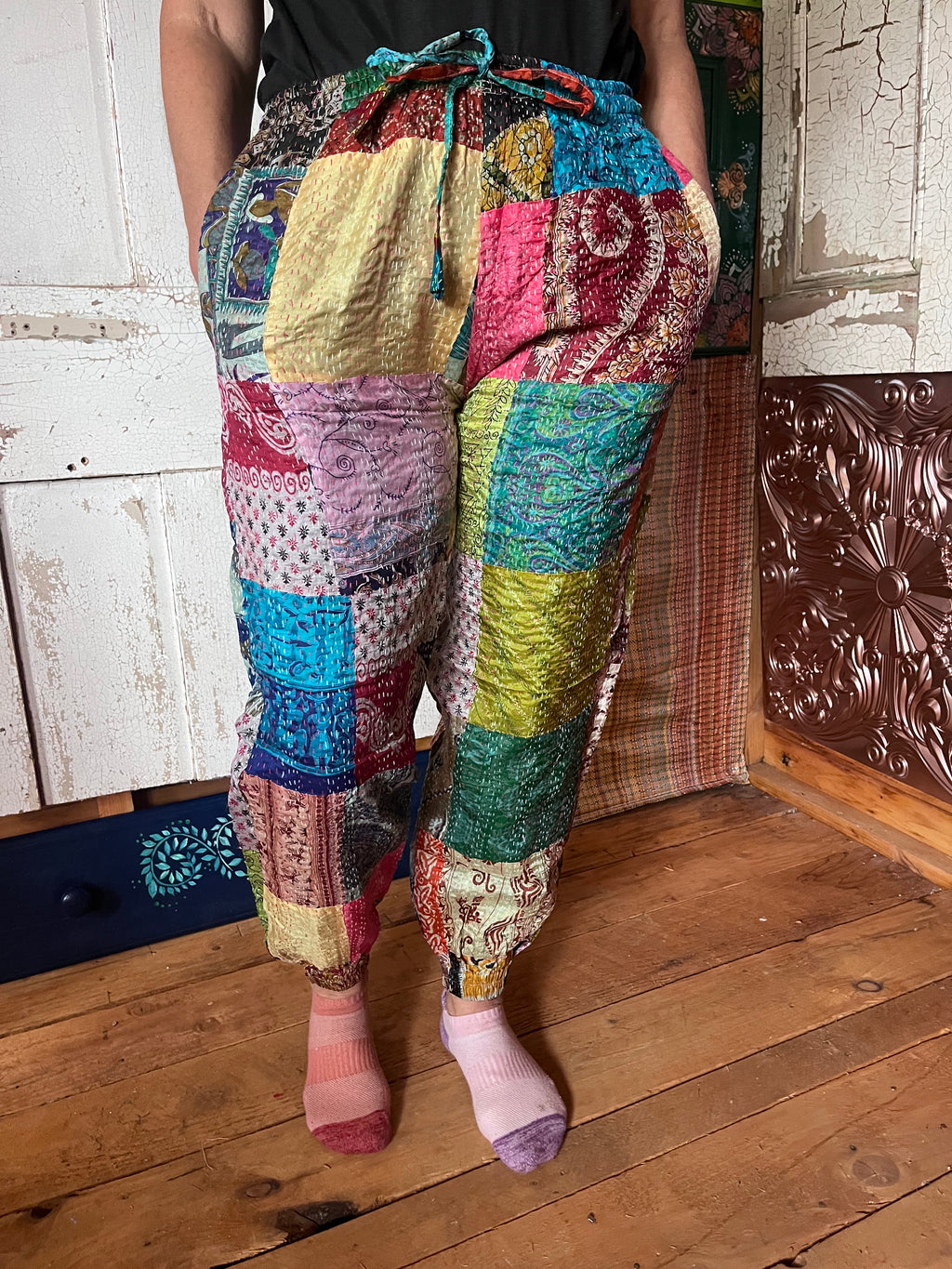 Kantha Patchwork trousers
