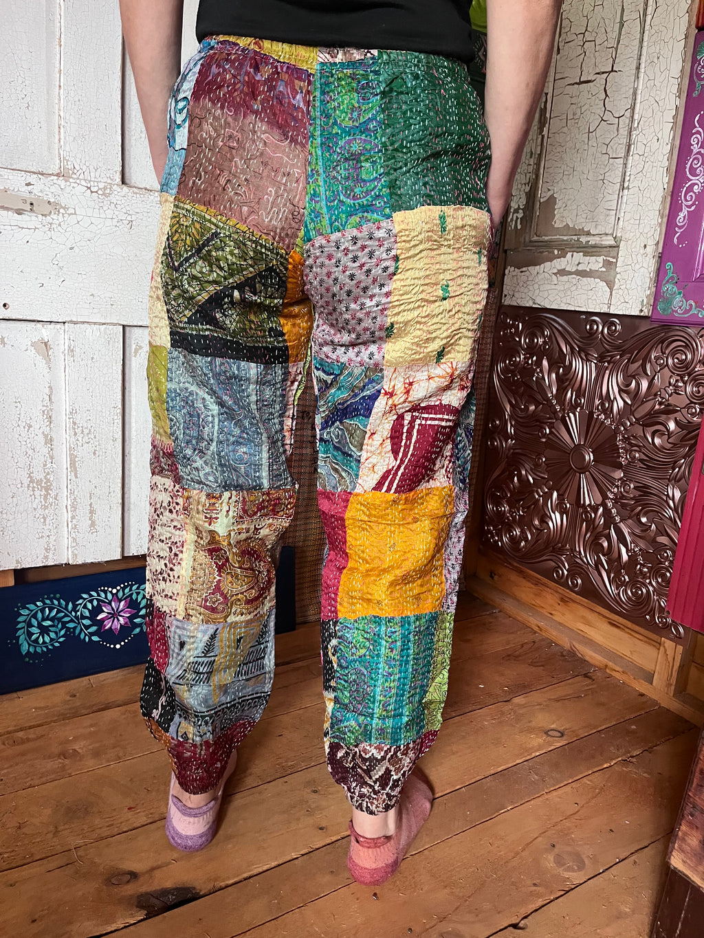 Kantha Patchwork trousers