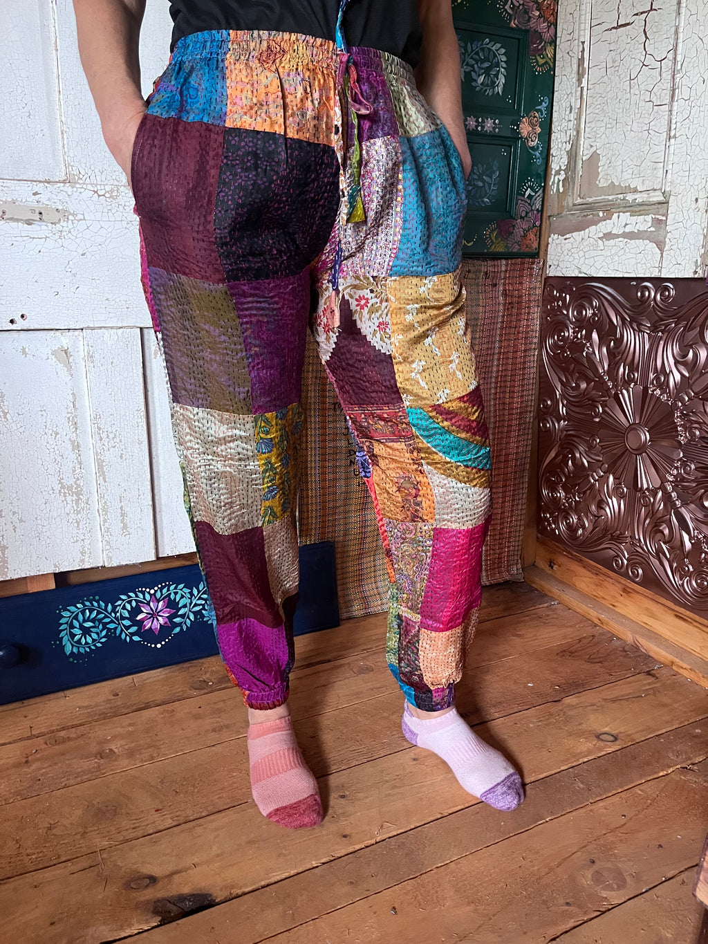Kantha Patchwork trousers